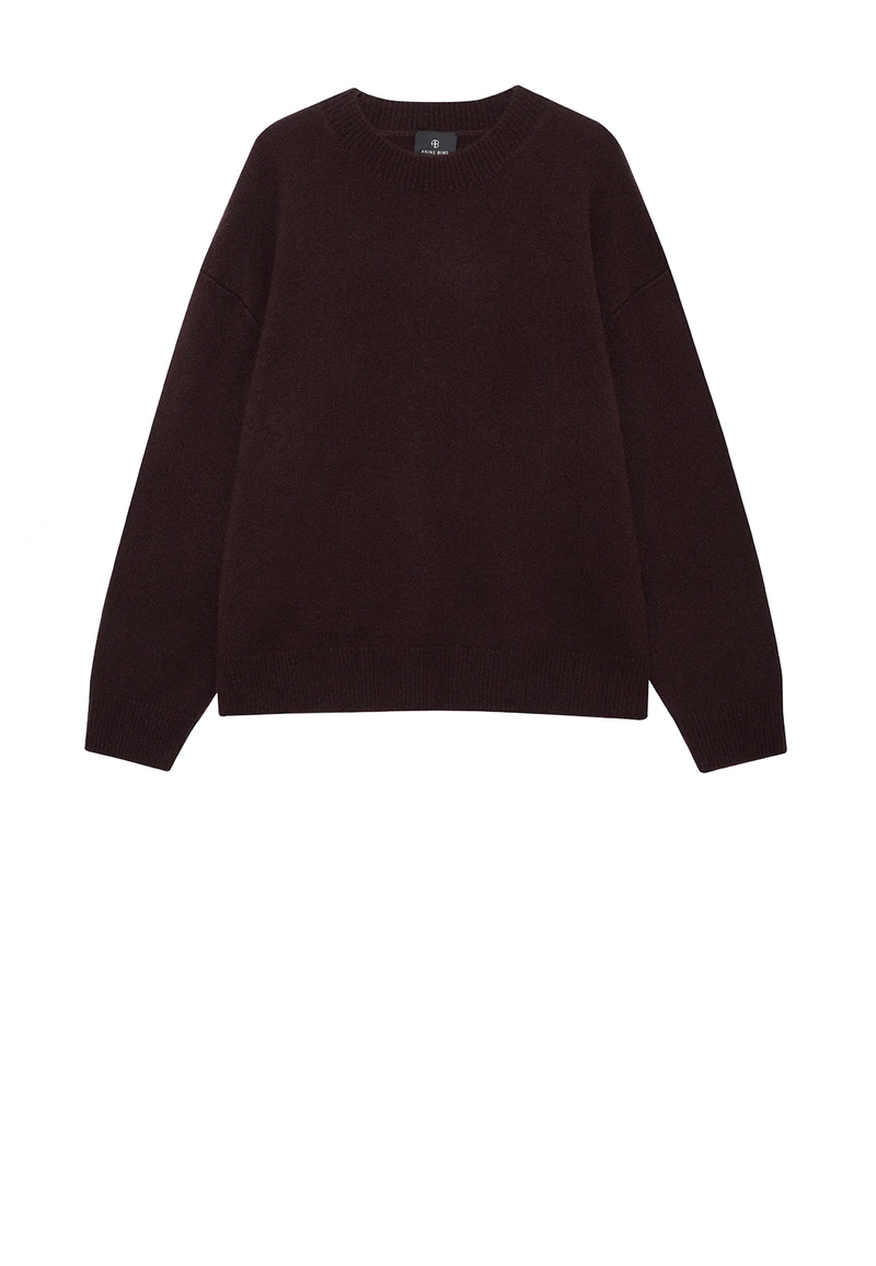 Lee Cashmere Pullover | Deep Brown