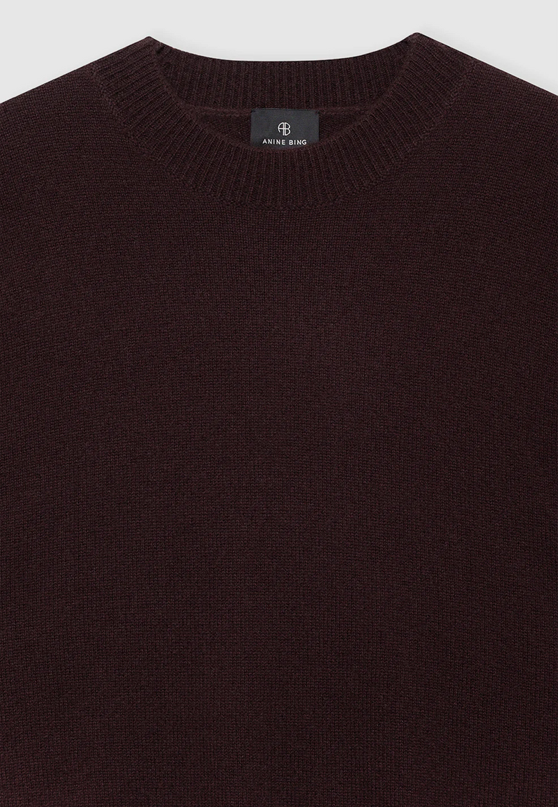 Lee Cashmere Pullover | Deep Brown