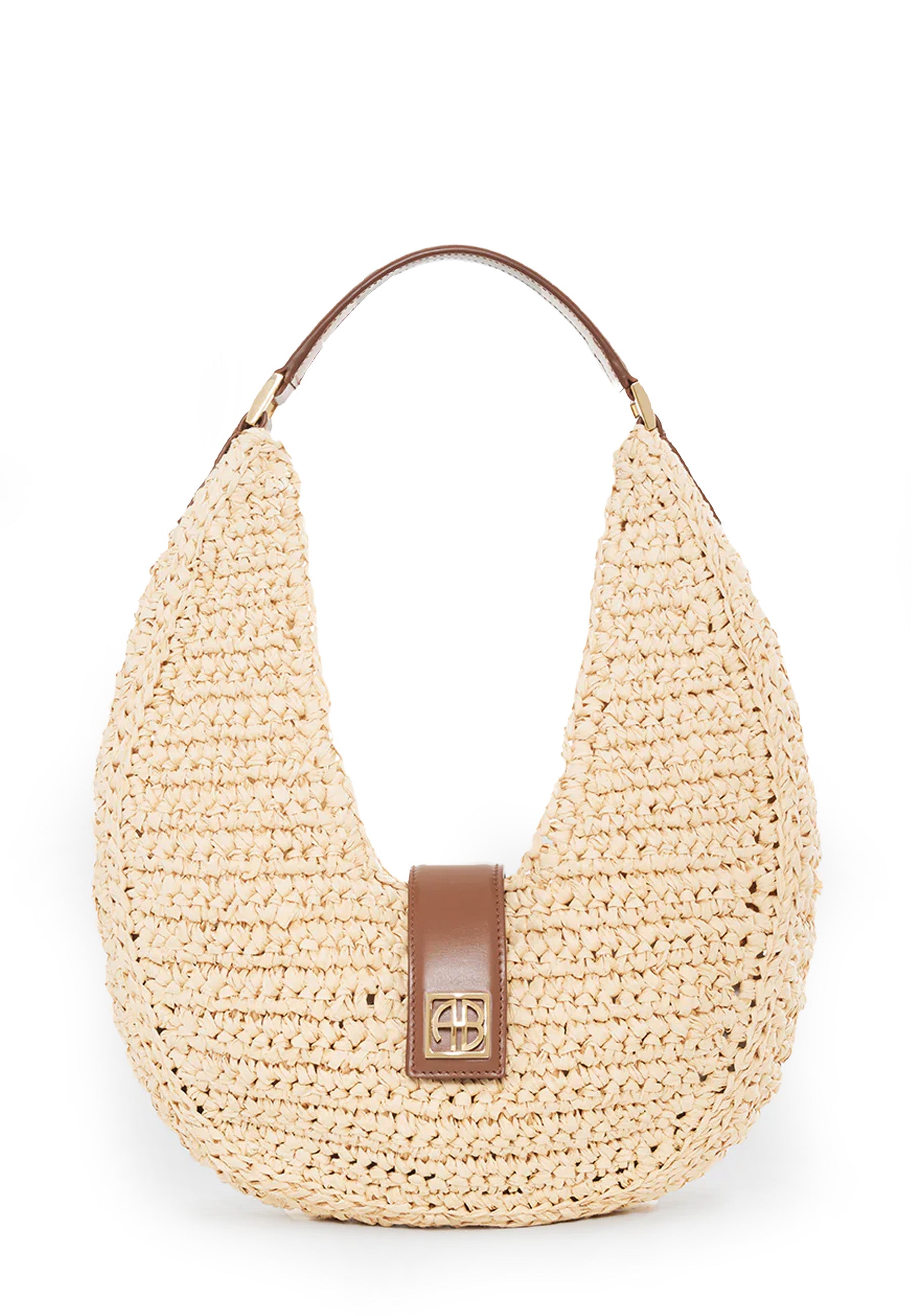 Lou Korb Tasche | Monogram Natural with Cognac