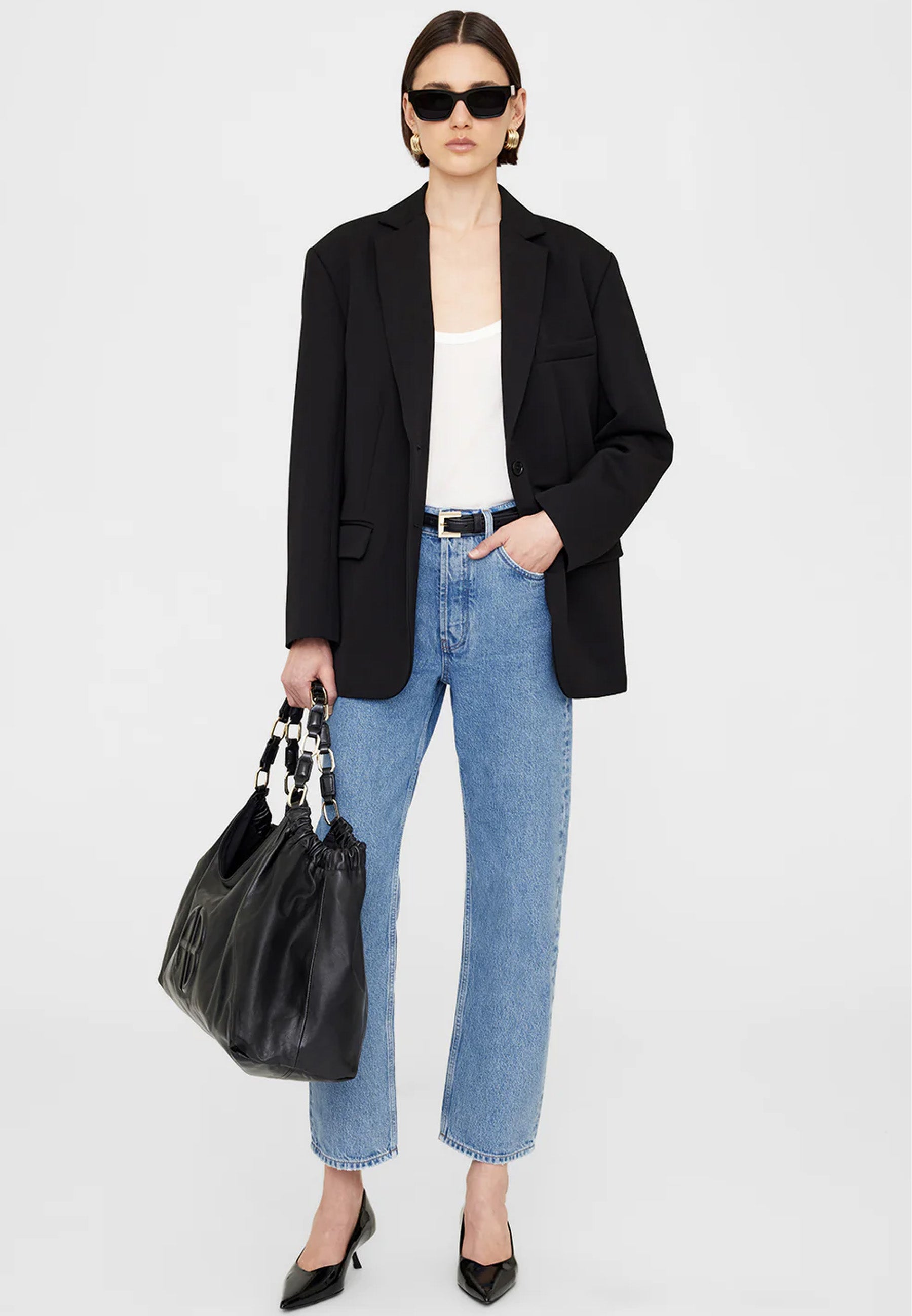 Medium Kate Tote Tasche | Black