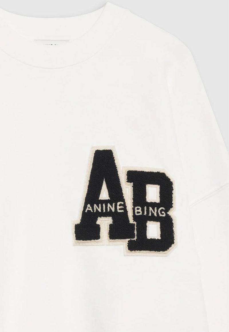 Miles  Sweatshirt | Letterman Off White