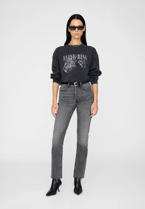 Spencer Sweatshirt | Chenille Signature Black