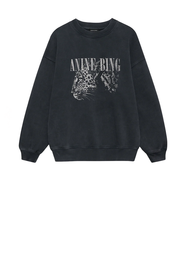 Spencer Sweatshirt | Chenille Signature Black