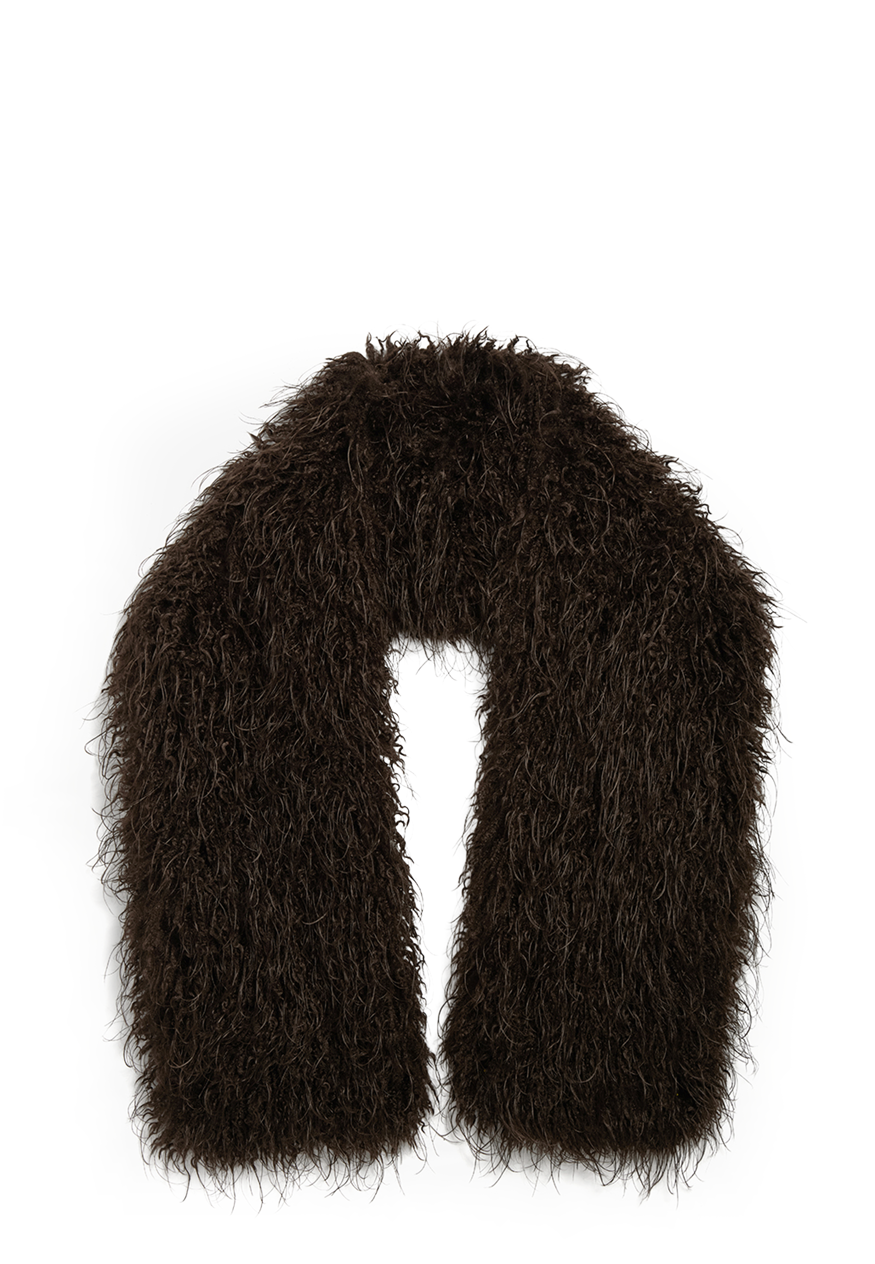 Dame Mongolian Schal | Deep Brown