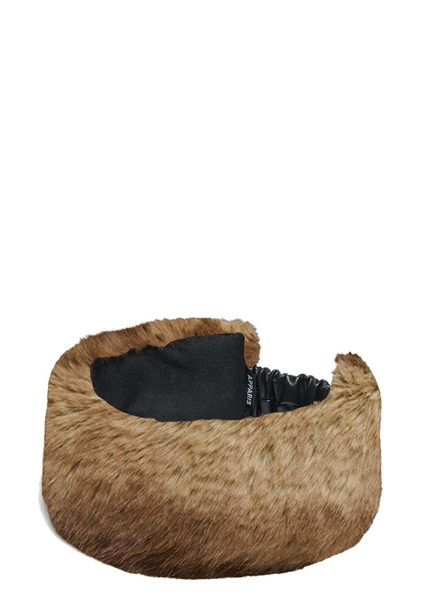 Eleni Fake Fur Stirnband | Blonde Mink