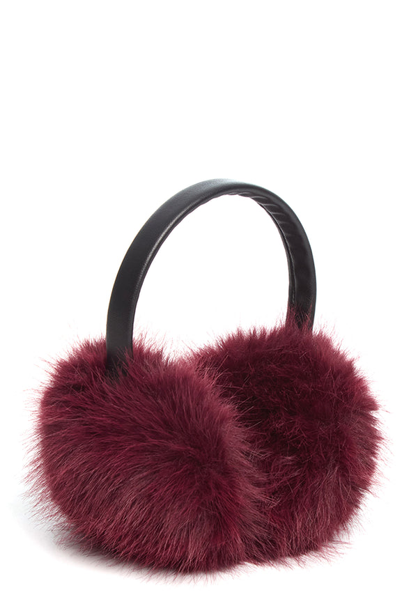 Esme Fake Fur Ohrschützer | Merlot Sable