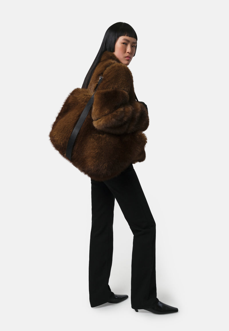 Esti Fake Fur Tote Tasche | Mink