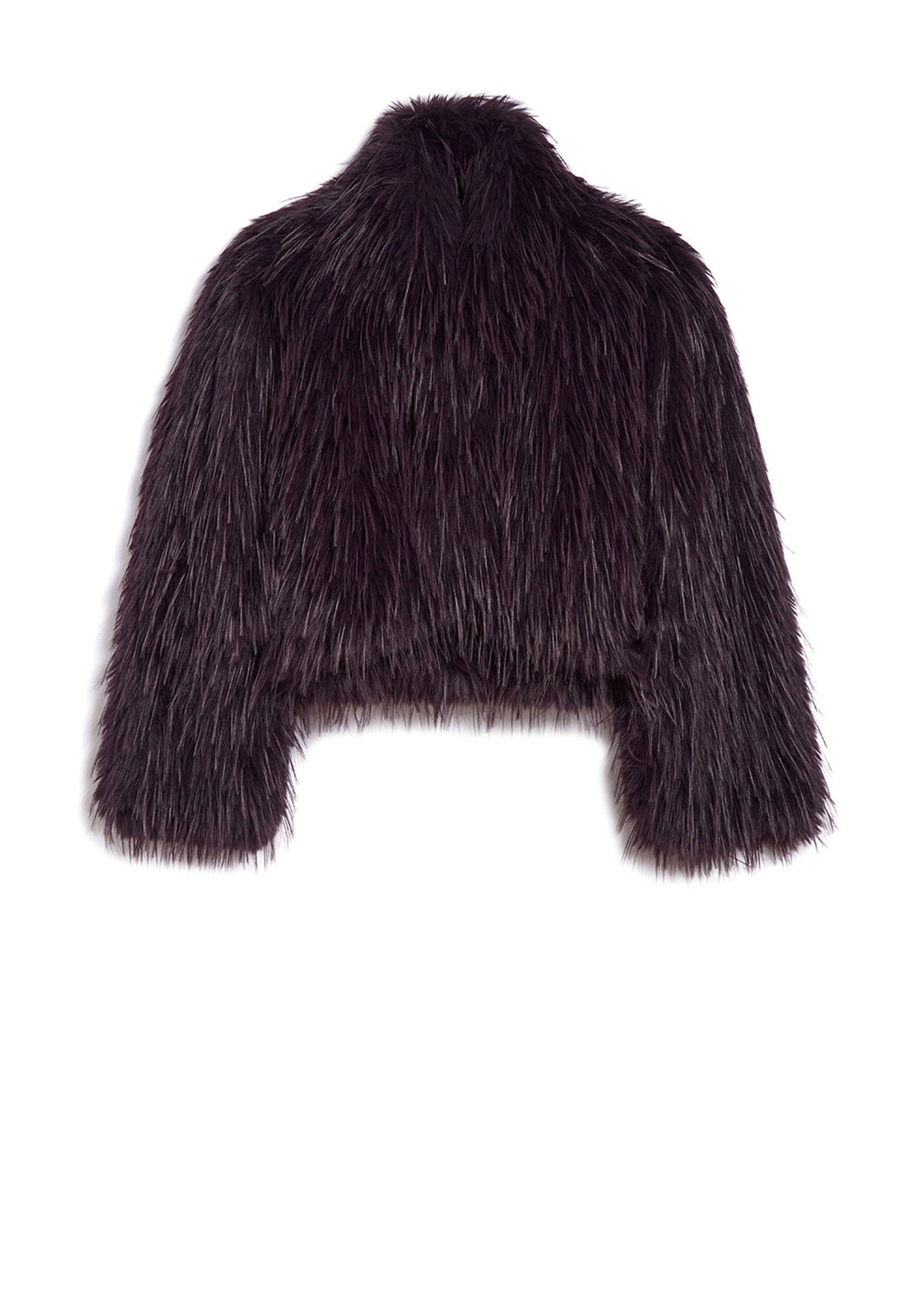 Ginette Fake Fur Jacke | Midnight