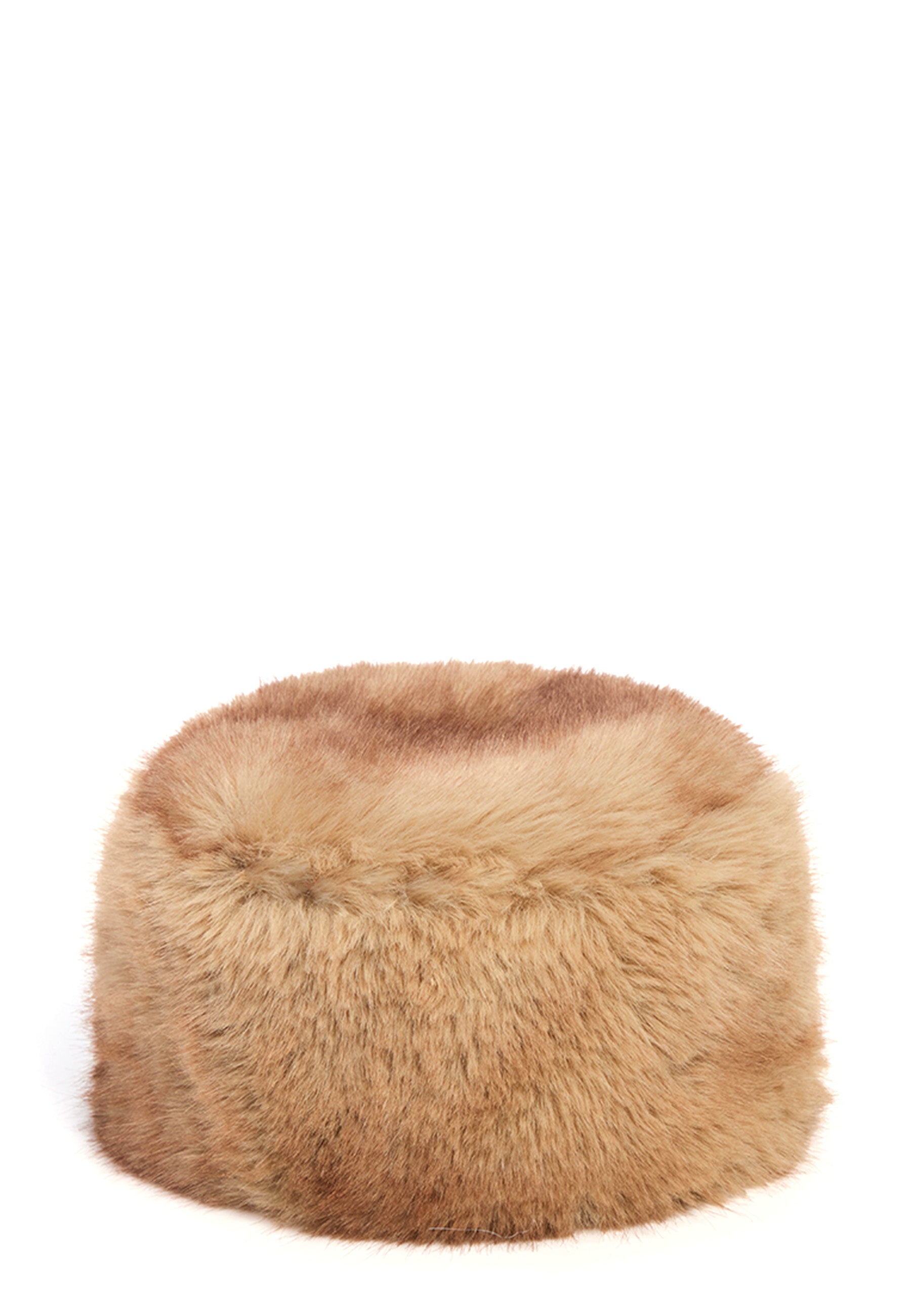 Margot Fake Fur Pillbox Hat | Blonde Mink