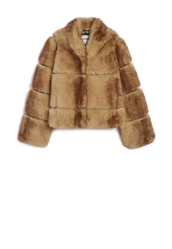 Sai Fake Fur Jacke | Blonde Mink