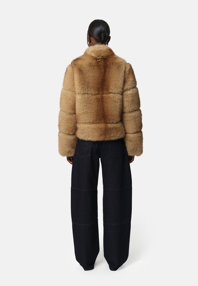 Sai Fake Fur Jacke | Blonde Mink