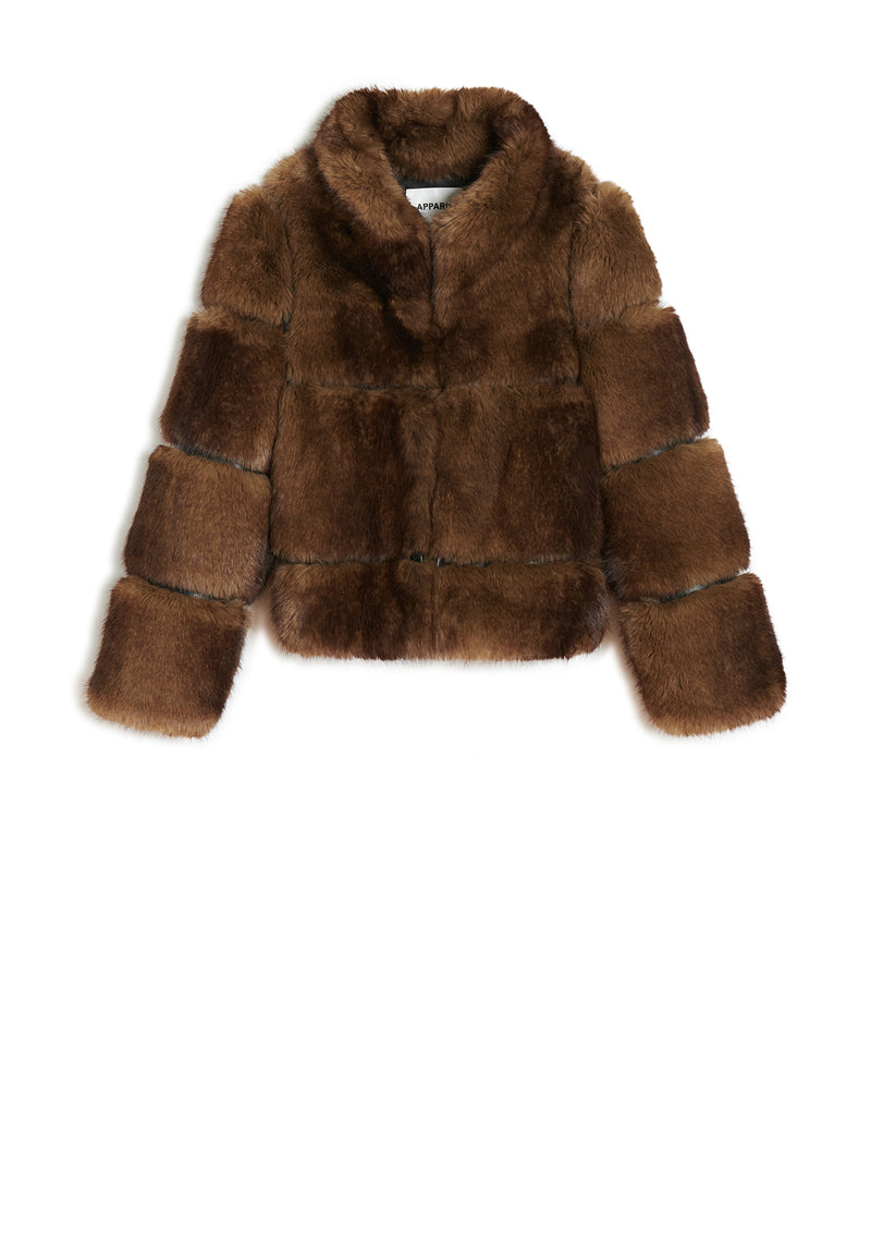Sai Fake Fur Jacke | Mink