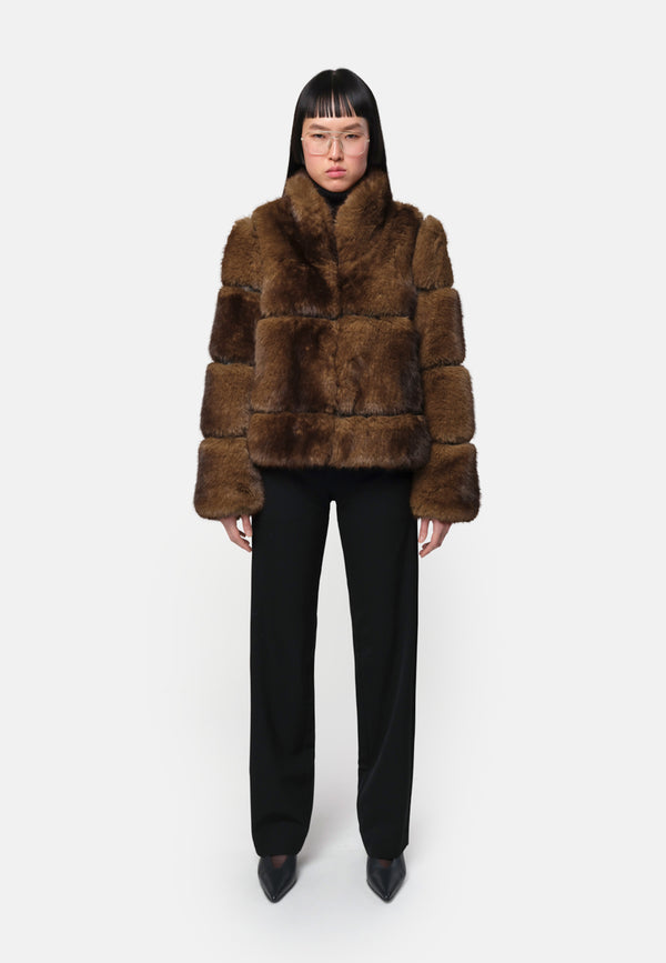 Sai Fake Fur Jacke | Mink