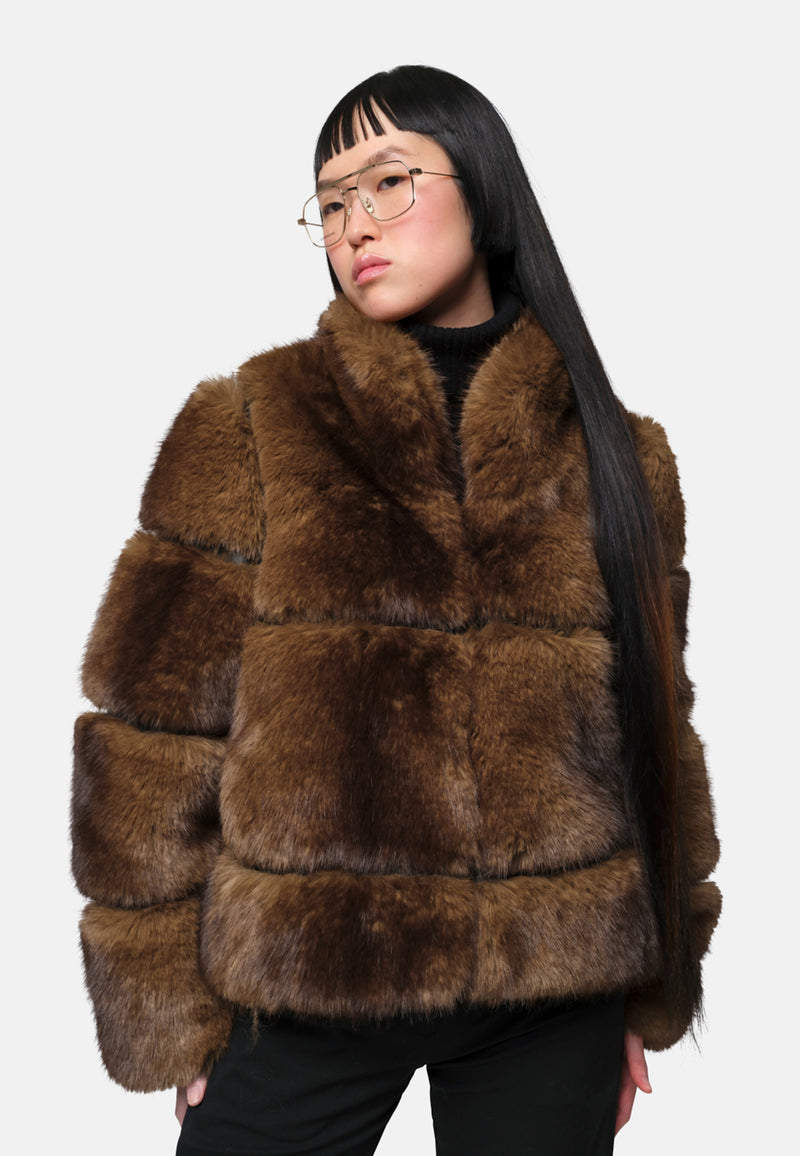 Sai Fake Fur Jacke | Mink