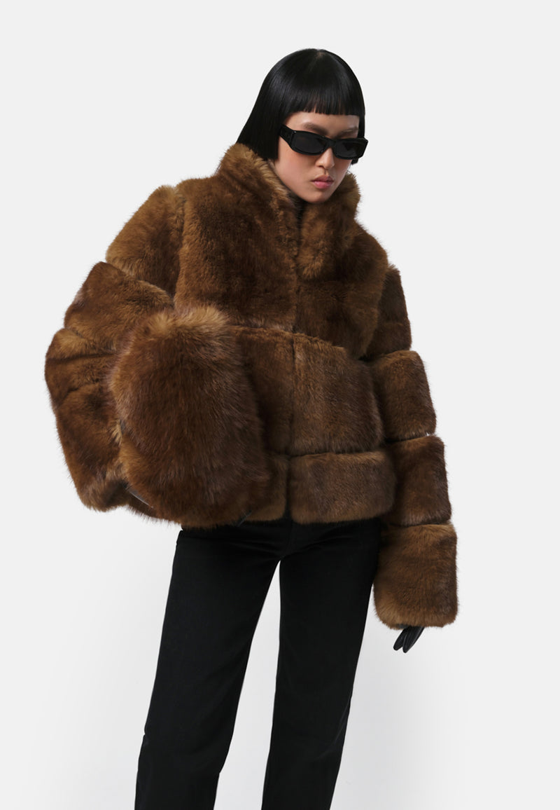 Sai Fake Fur Jacke | Mink