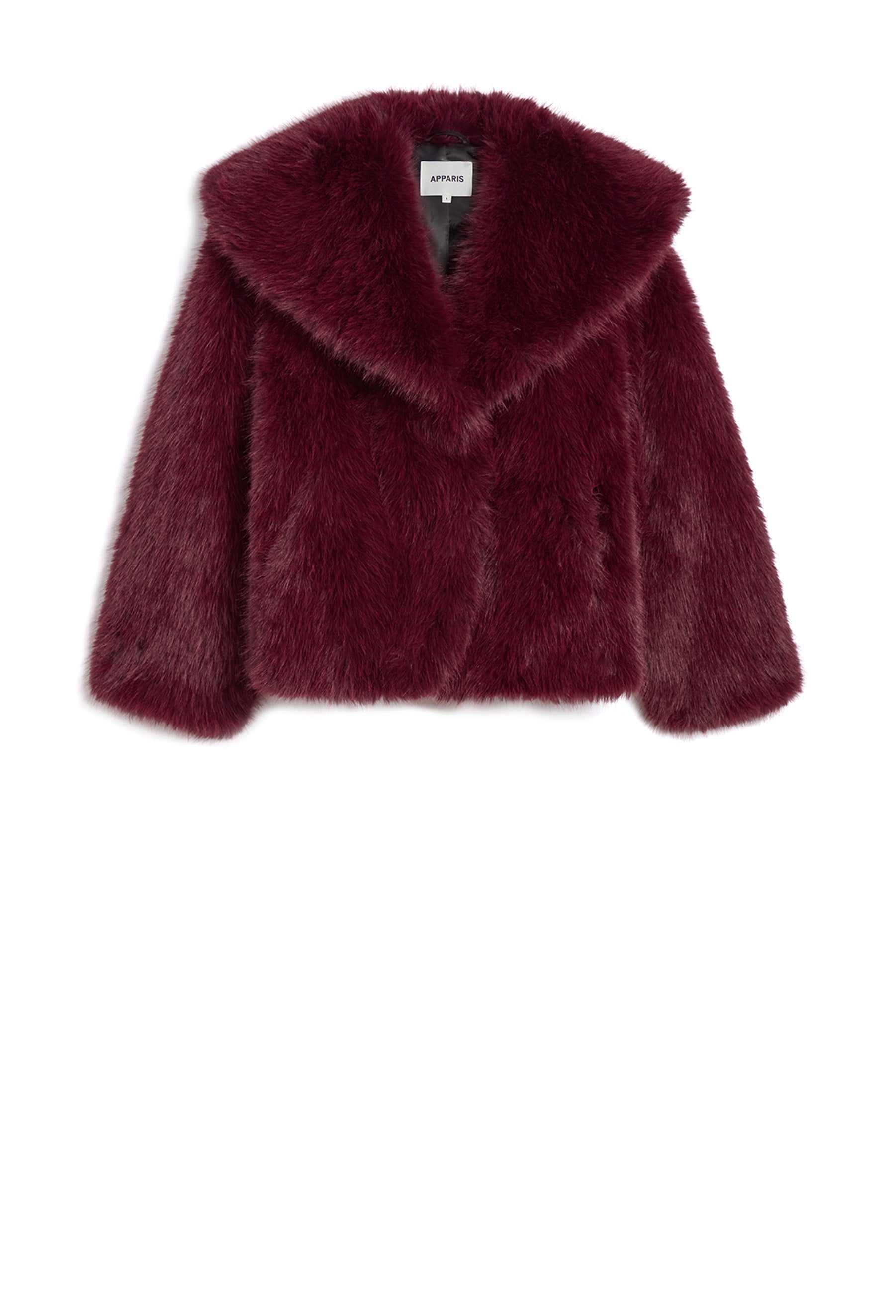 Yara Fake Fur Jacke | Merlot Sable