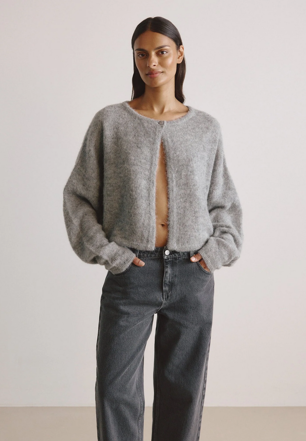 Marlie Alpaka Cardigan | Mouse