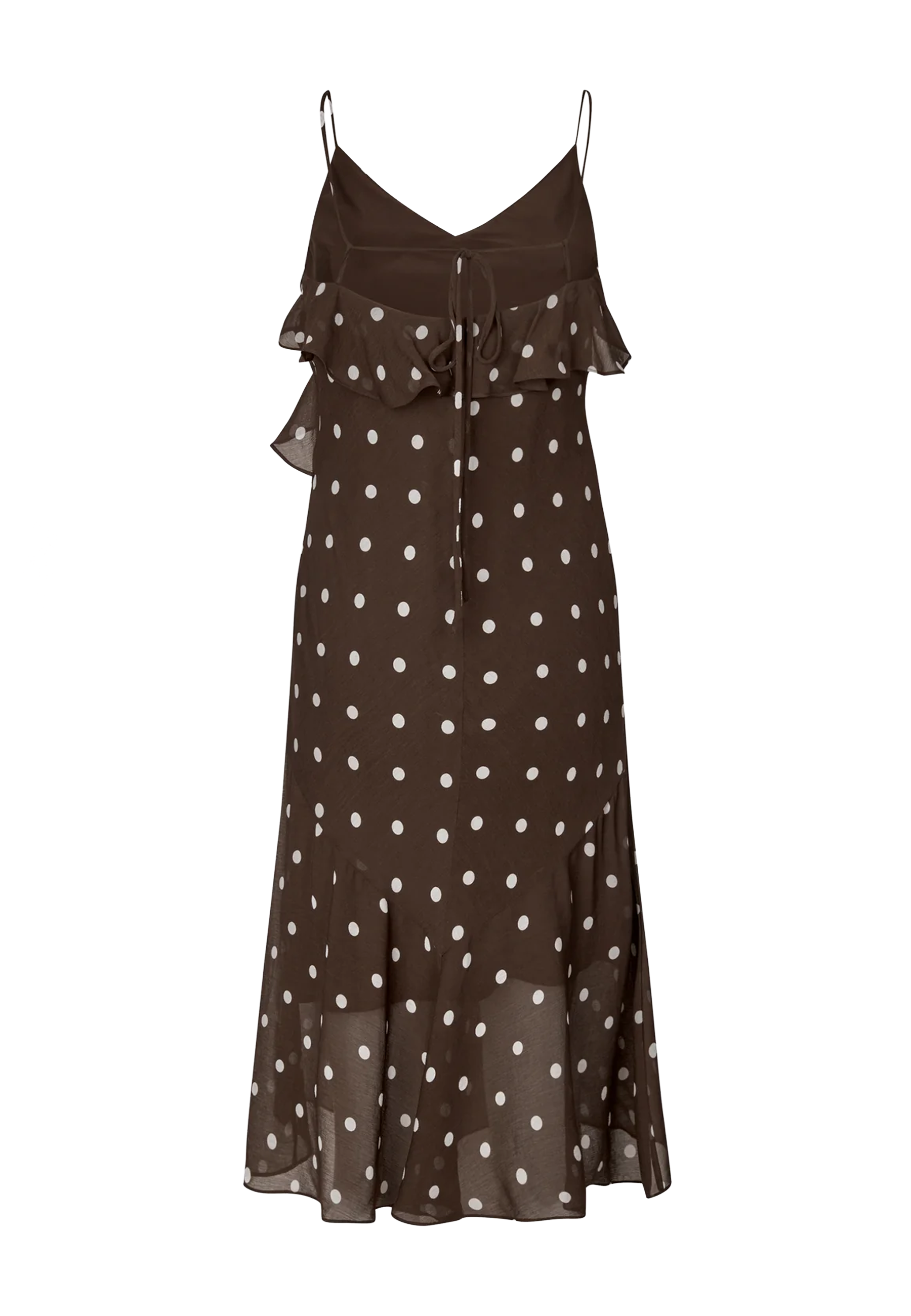 Allis Midikleid | Coffee Bean Dots