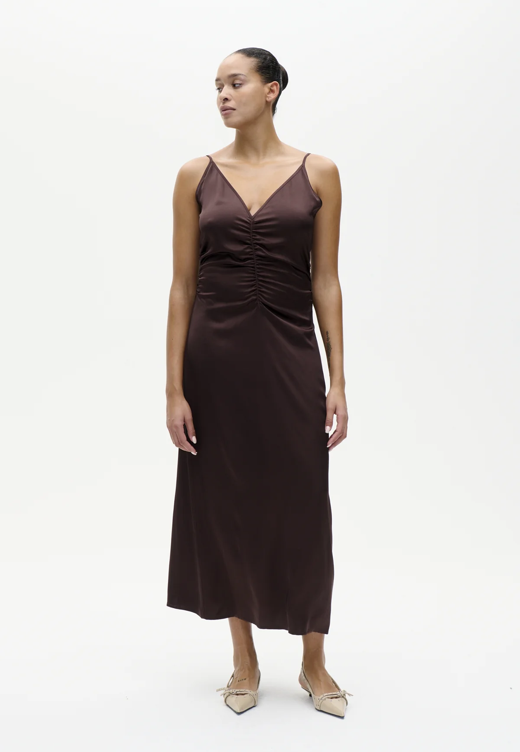 Atalia Maxikleid | Coffee Bean Brown