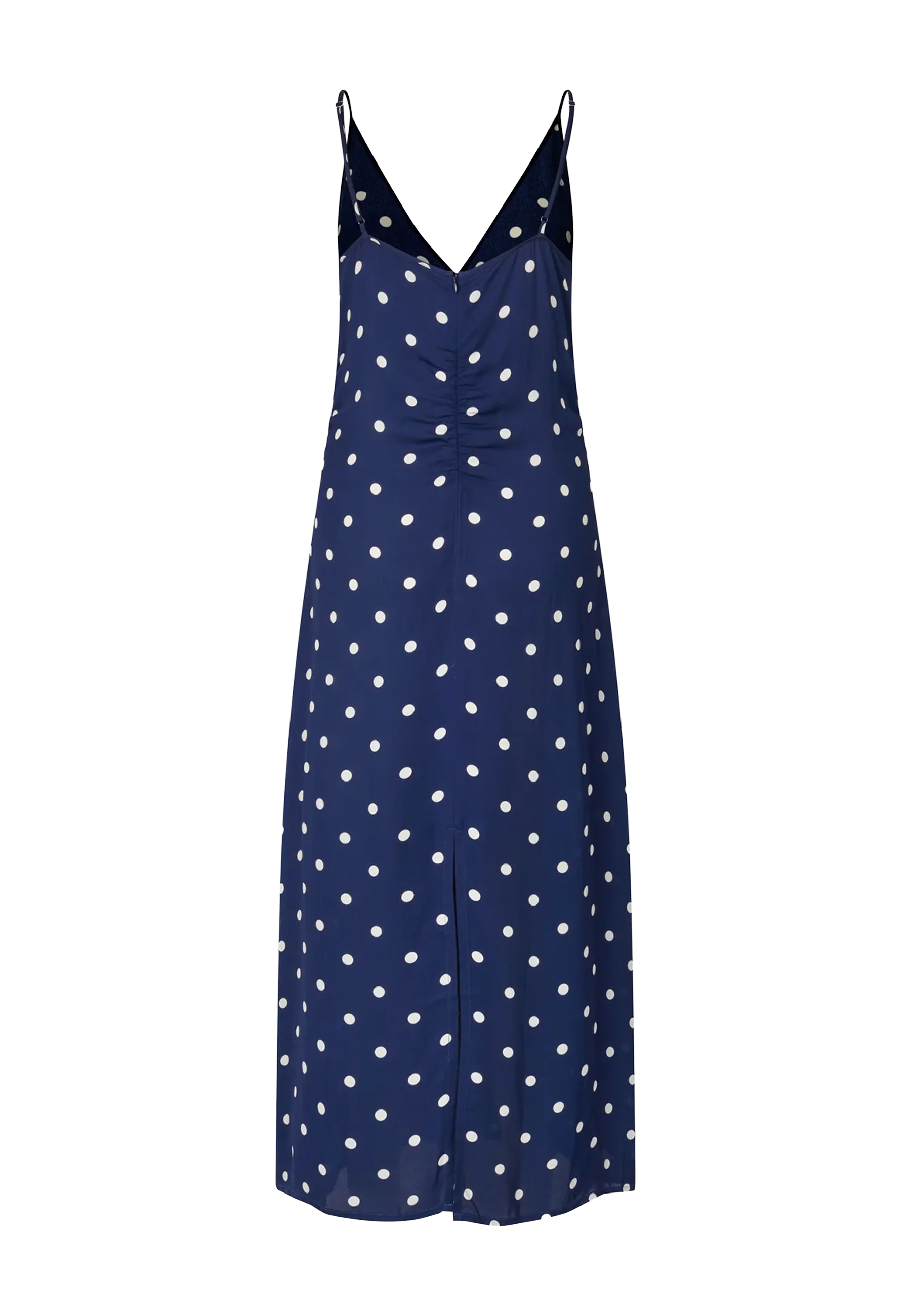 Atalia midi dress | Navy cream dot