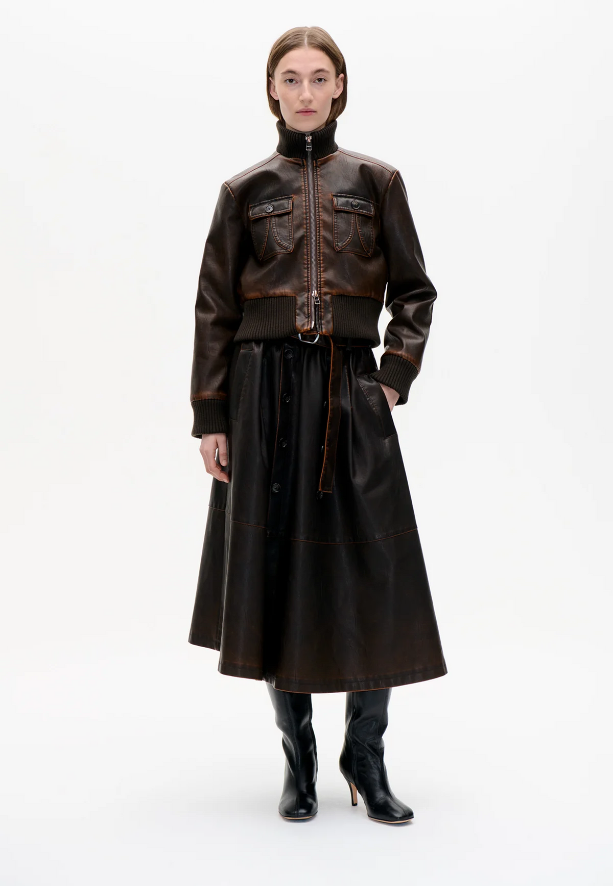 Bailey Faux Lederjacke | Molé Brown