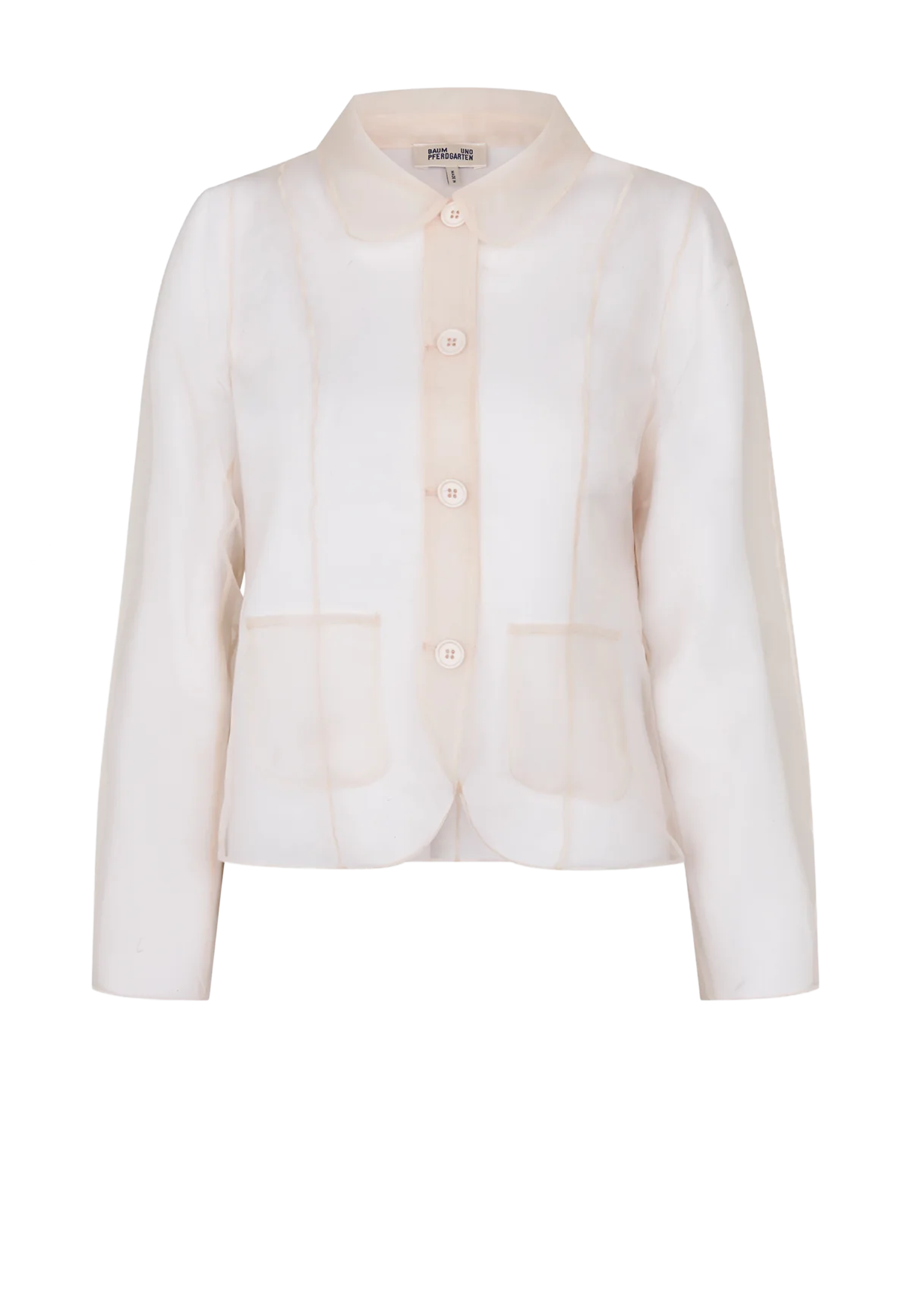 Belottie Transparente Bluse | Fuchsia Pink Flow