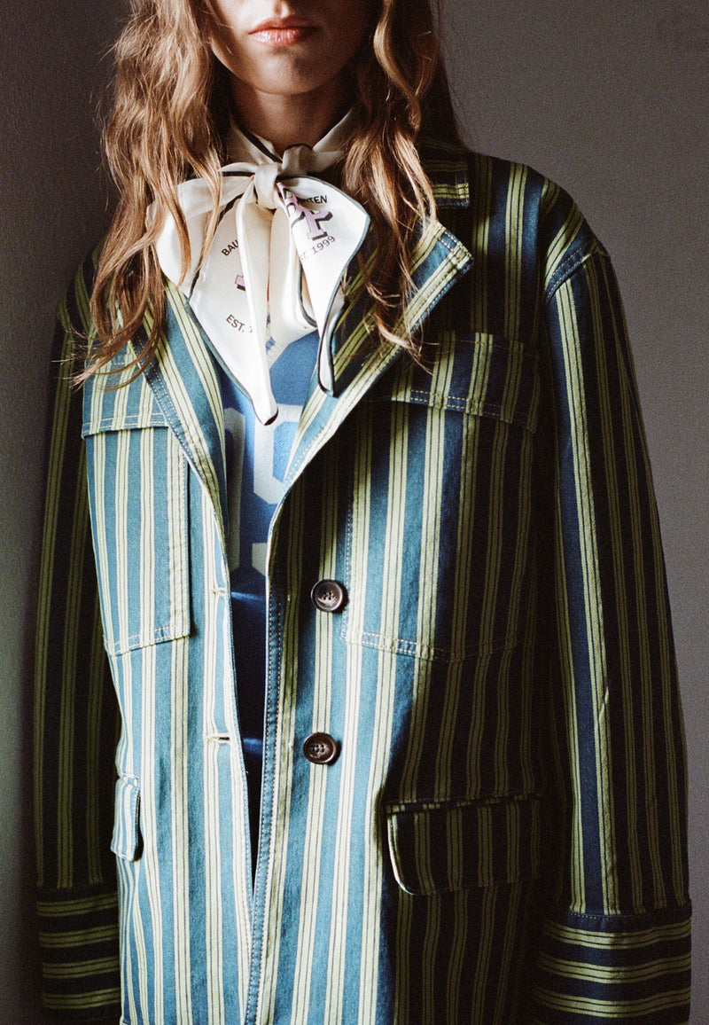 Bina Blazer| Snake Eye Stripe