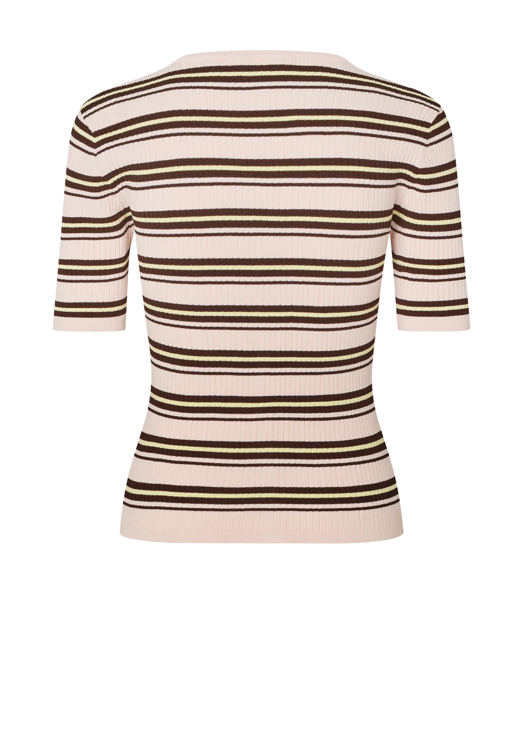 Calyn T-Shirt | Pastel Pink Stripe