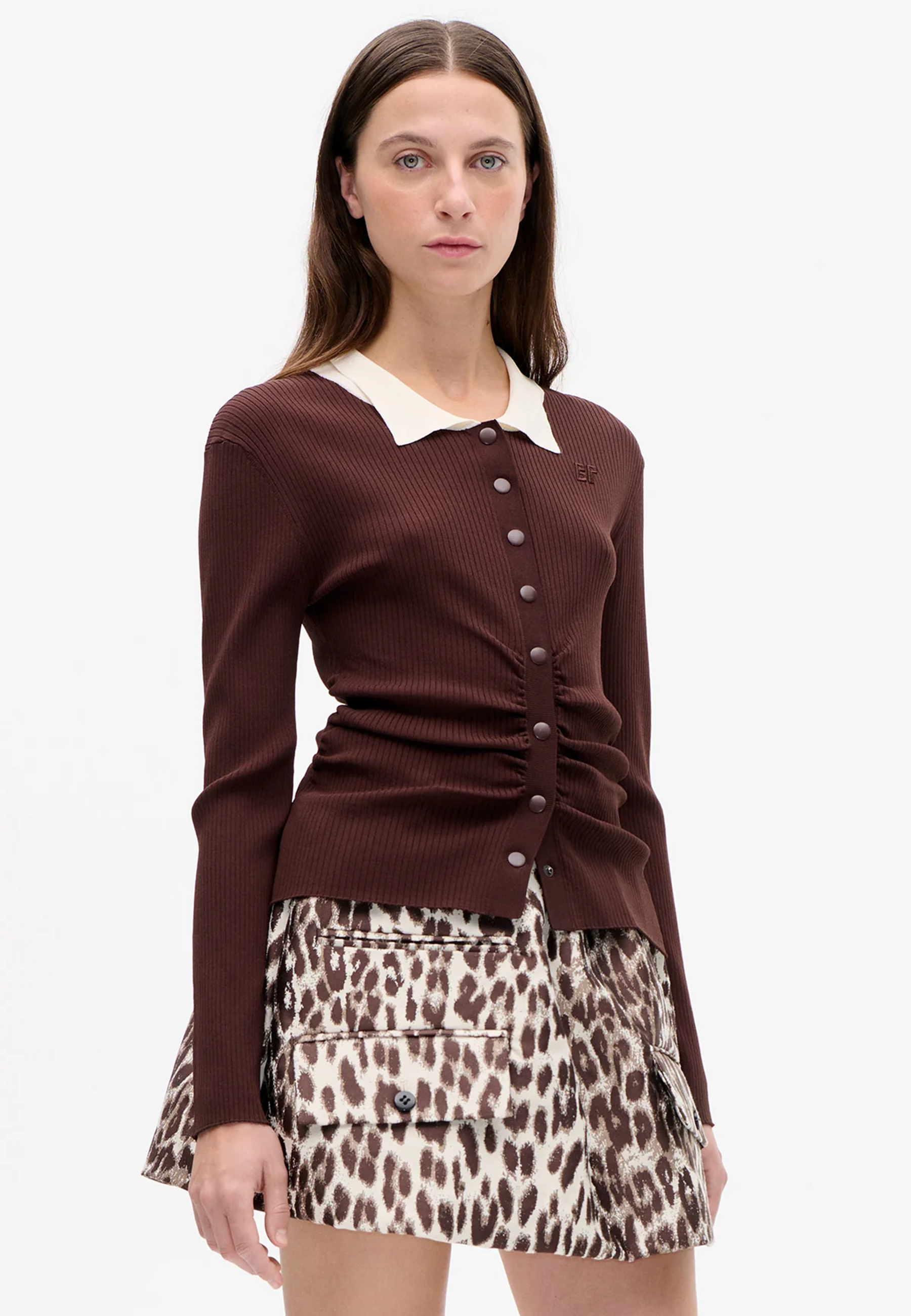 Cianna Polo Shirt | Hot Fudge