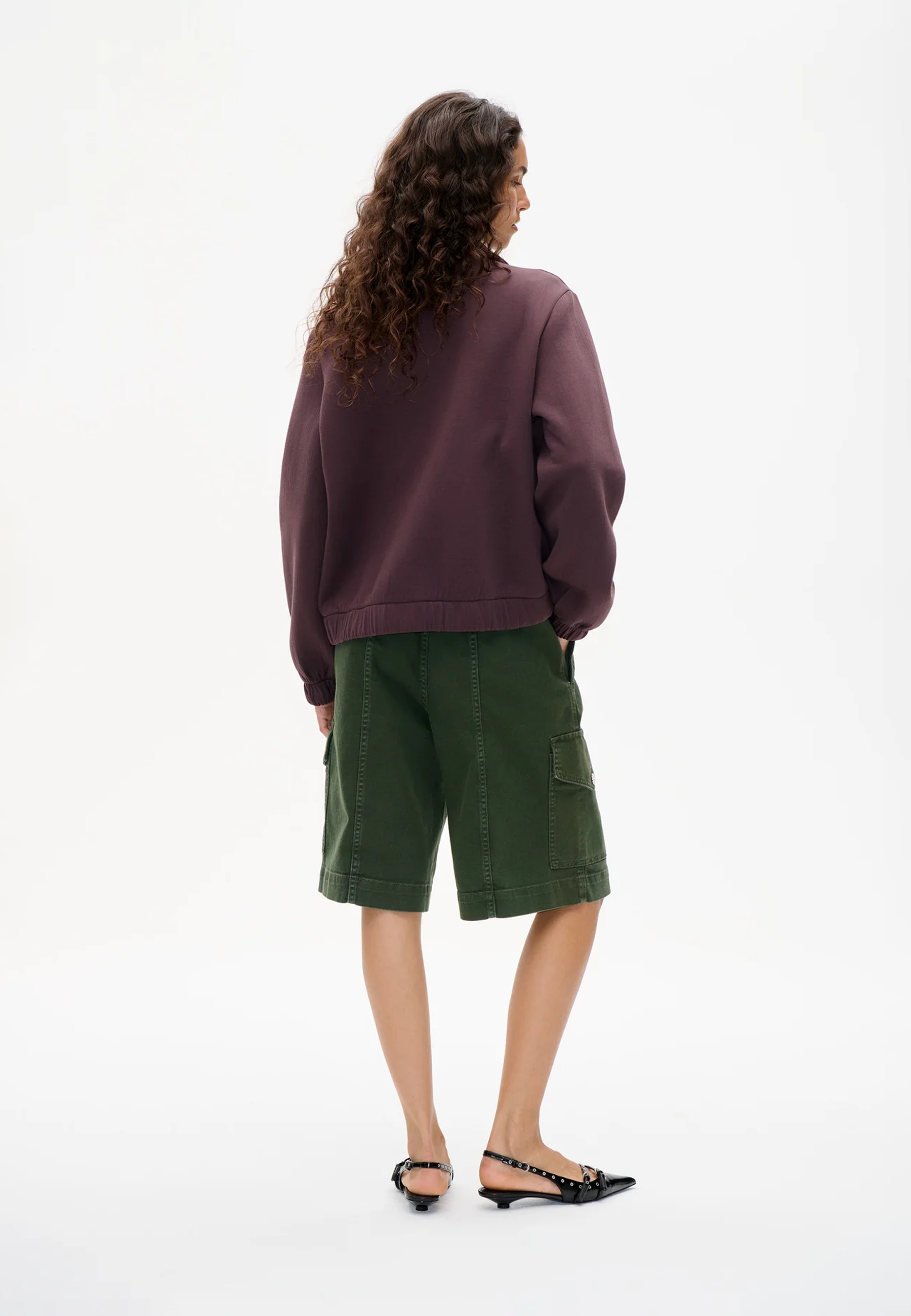 Joanne Sweatjacke | Deep Burgundy