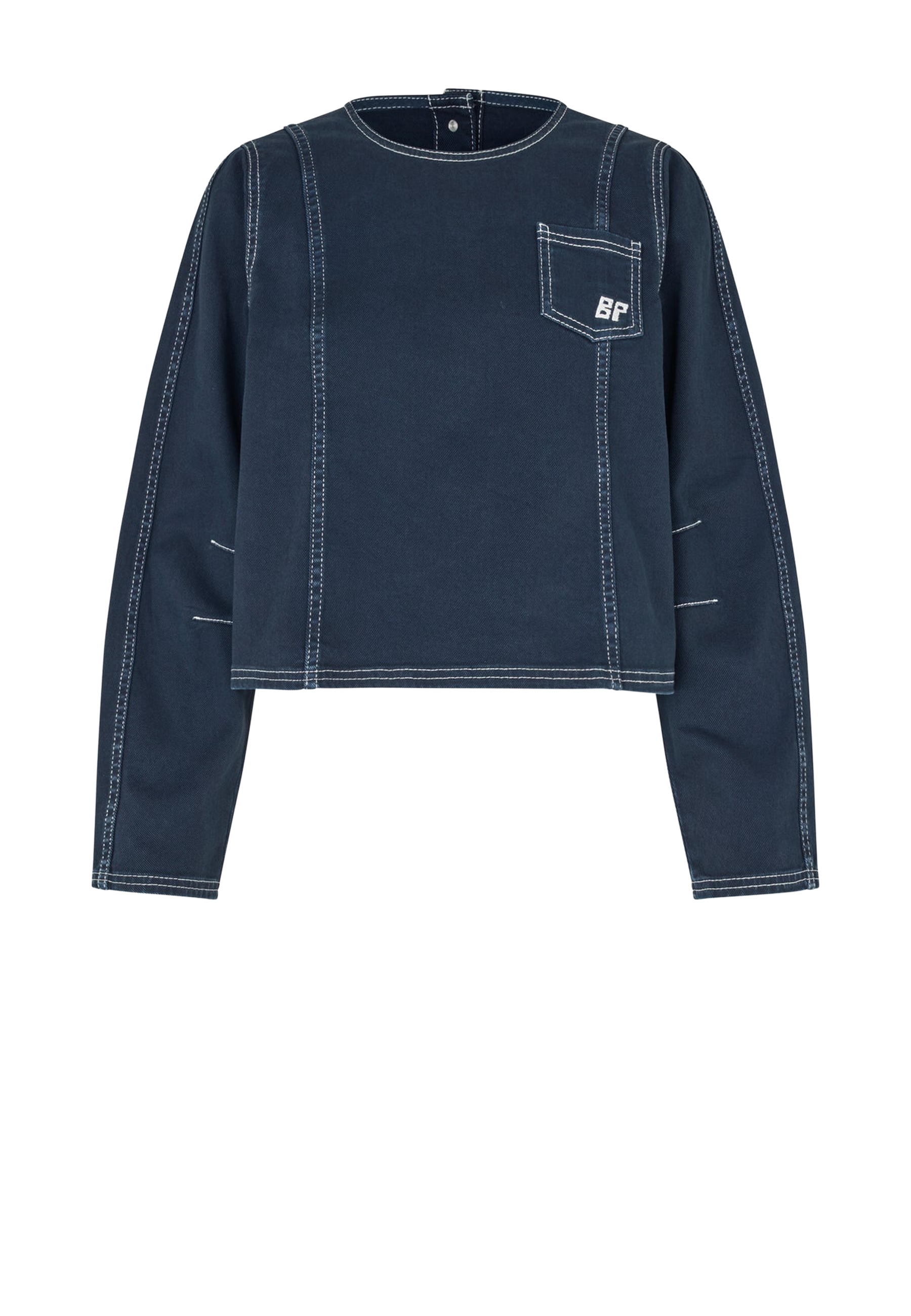 Madel Jeans Longsleeve | Total Eclipse Blue