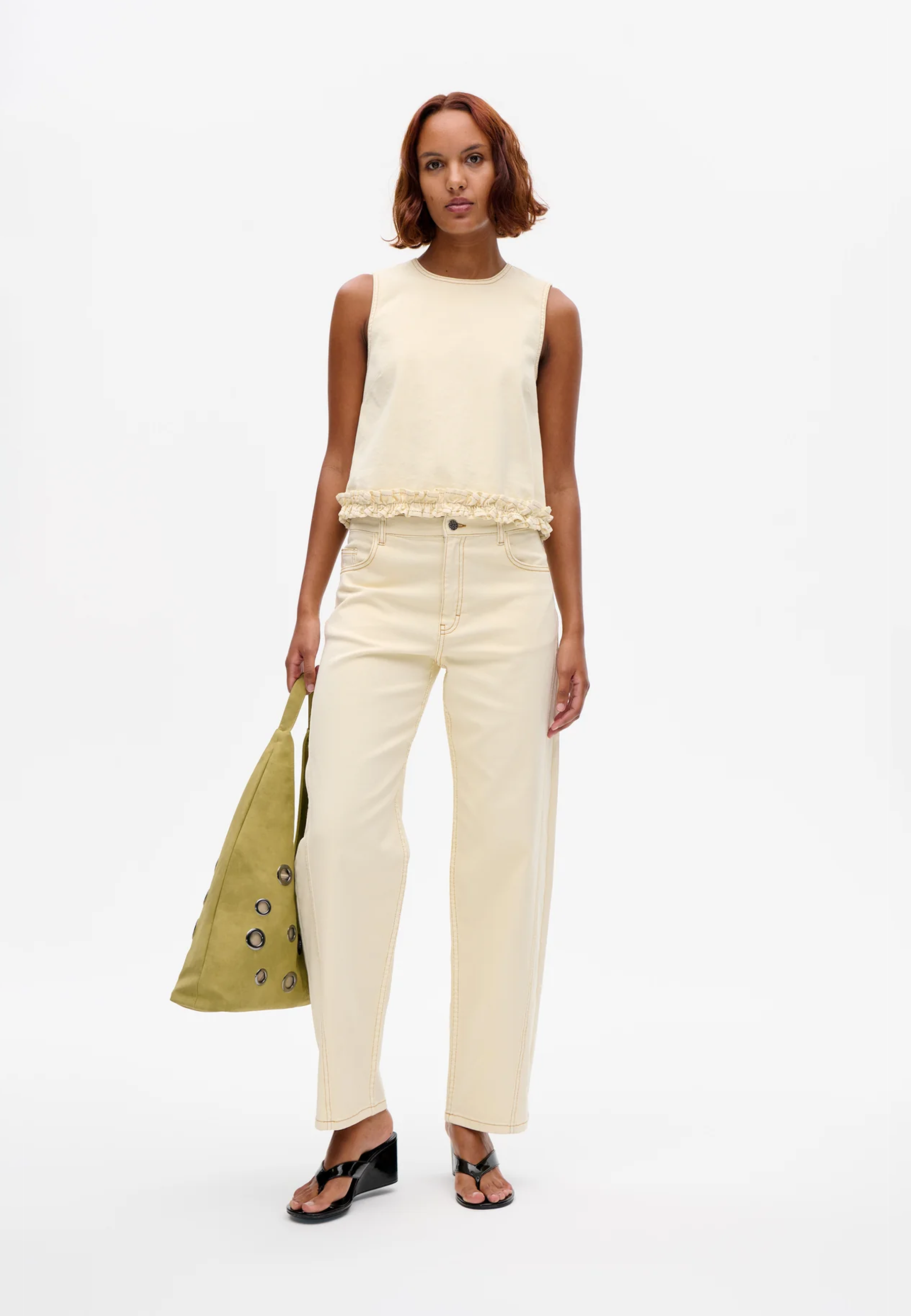 Madie Jeans Top | Afterglow