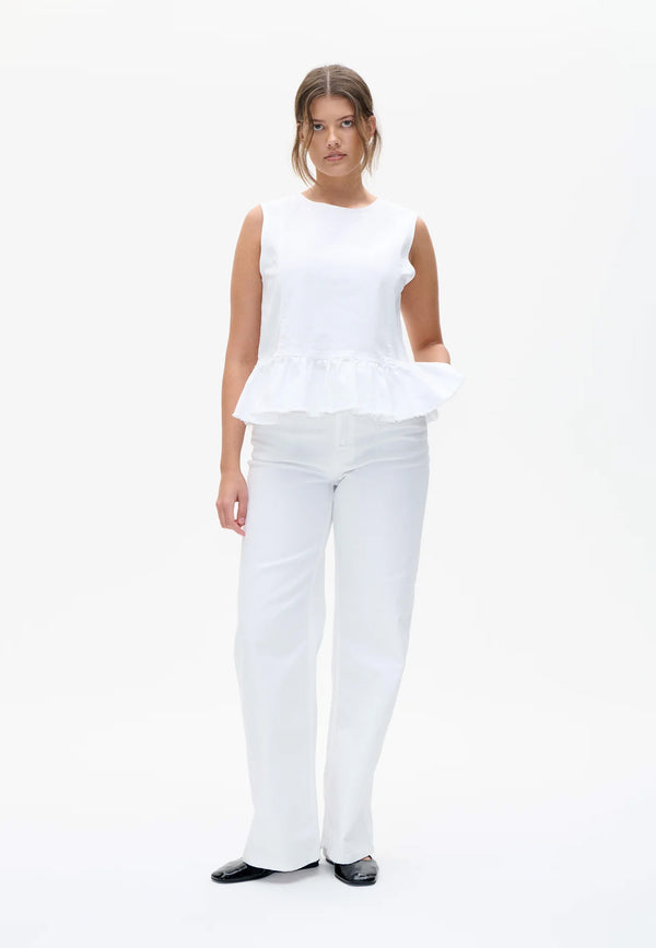 Madinel Top | Bright White