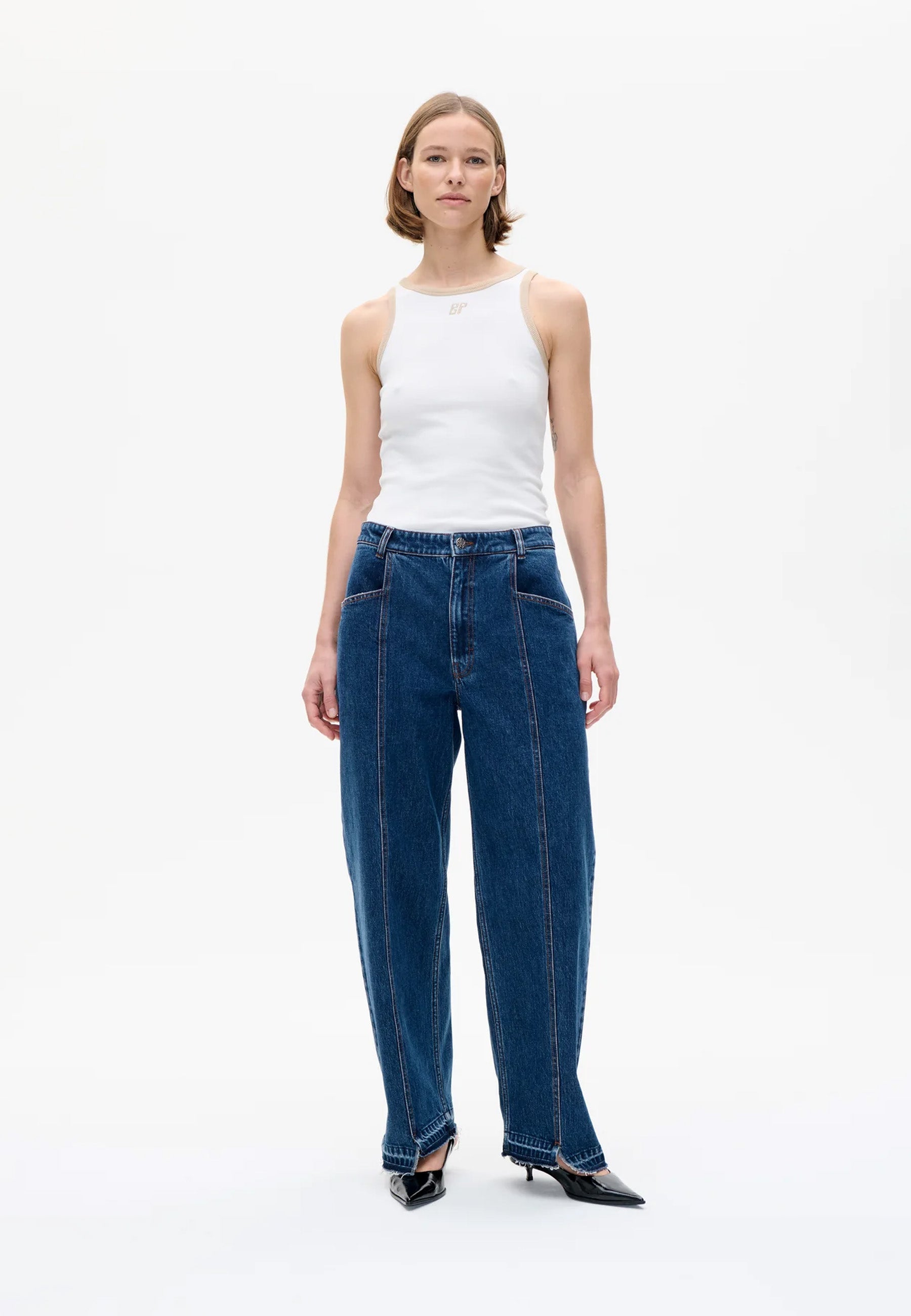 Nanya Jeans | Mørkeblå Denim