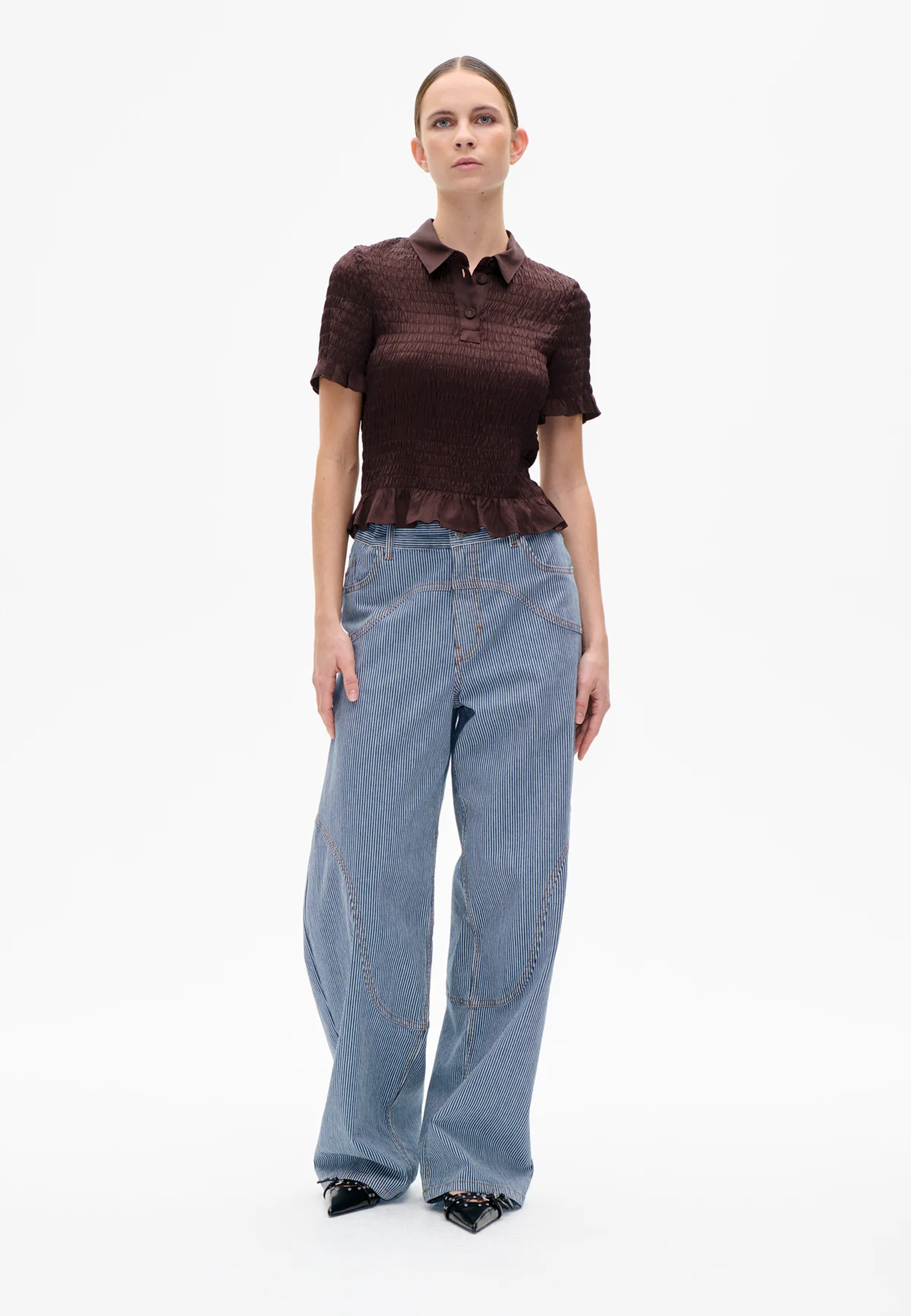 Napolen Jeans | Milk Boy Stripe