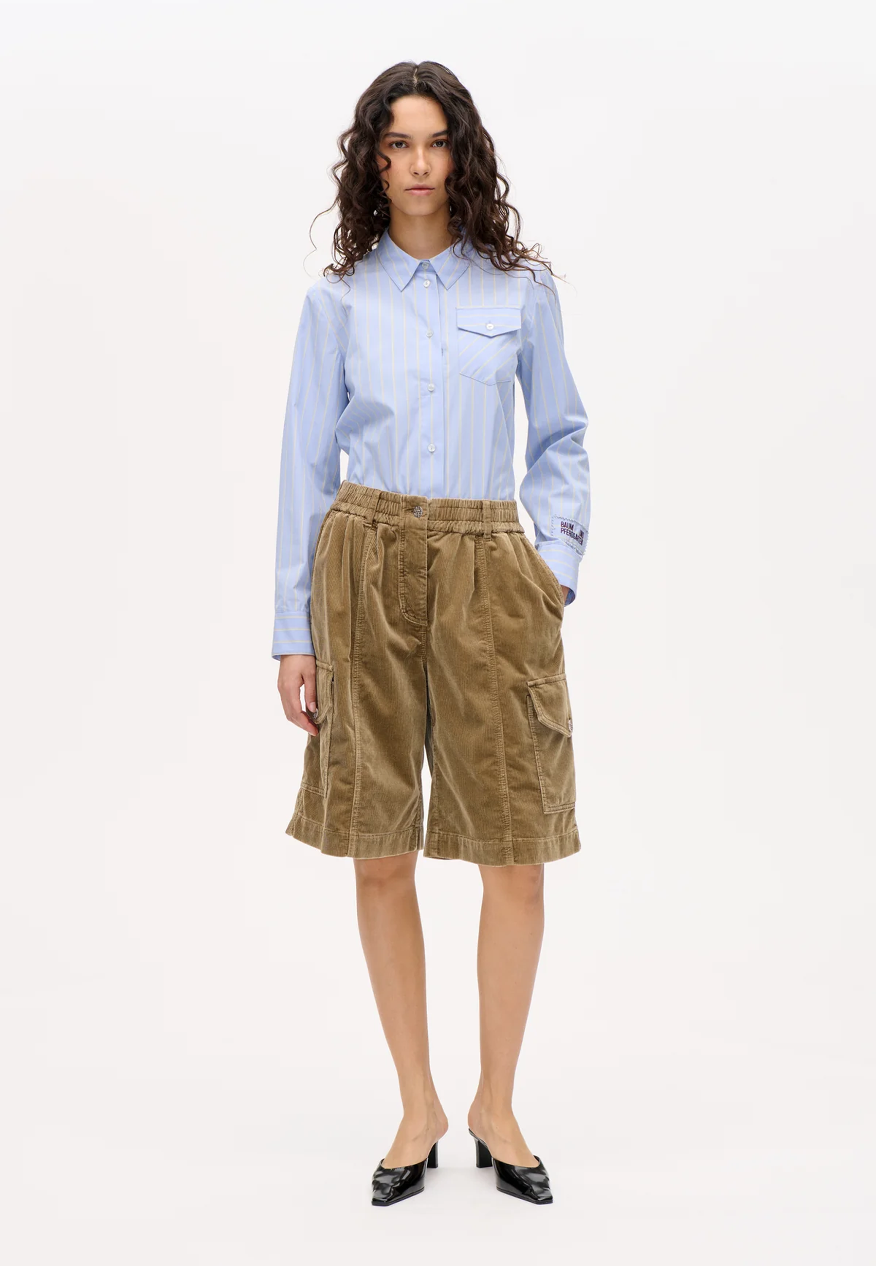 Neeto Cargo Bermuda Short | Savannah Tan