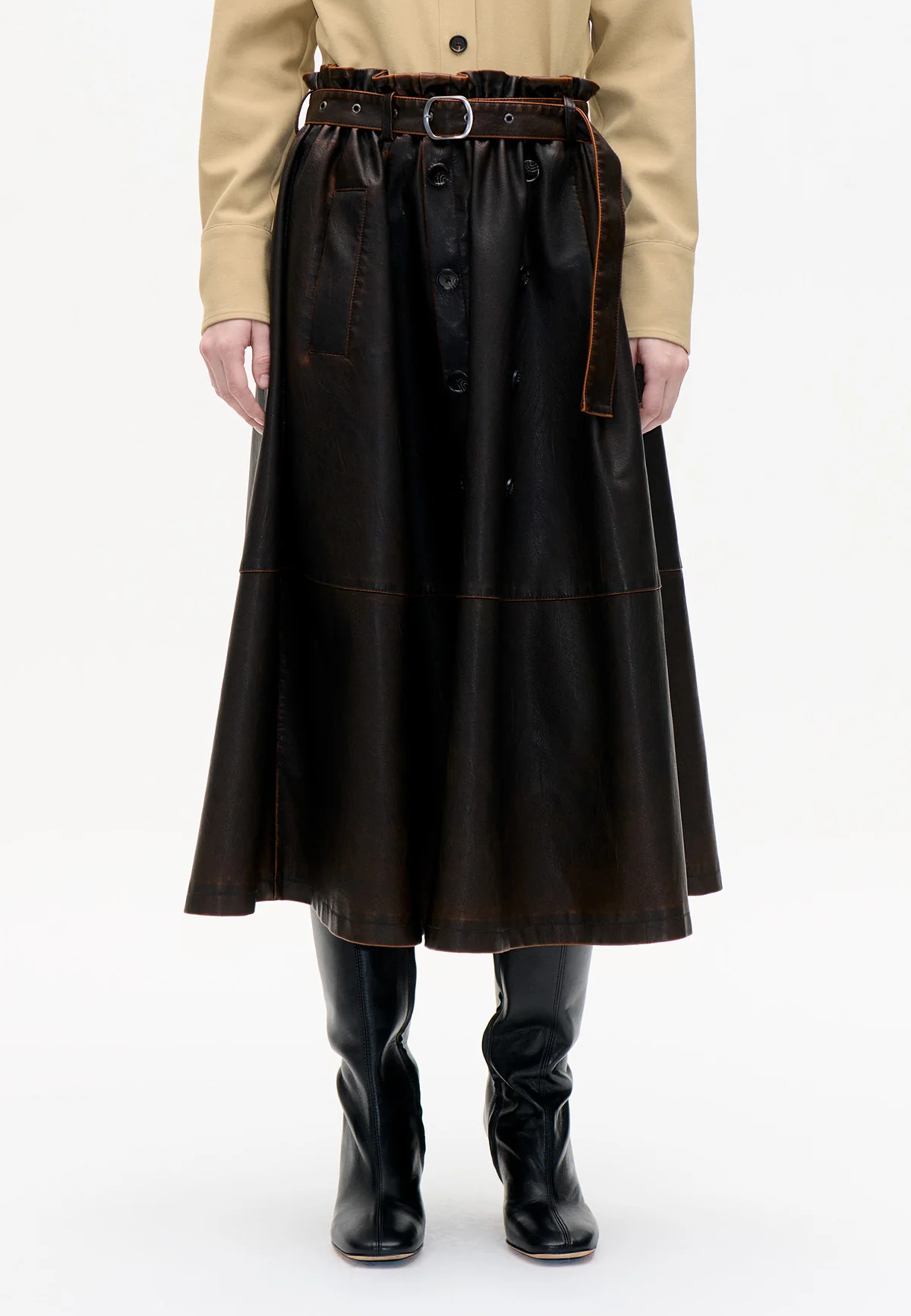 Saimi Faux Lederrock | Molé Brown