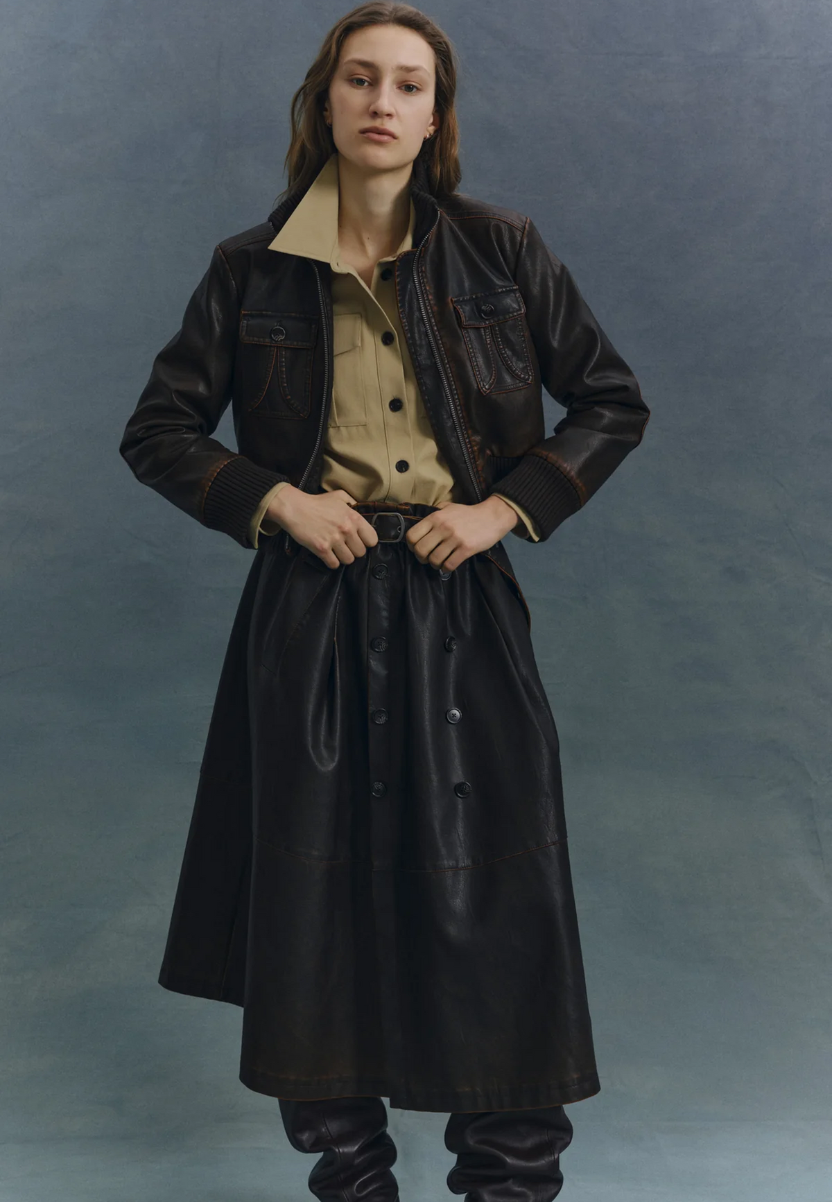 Saimi Faux Lederrock | Molé Brown