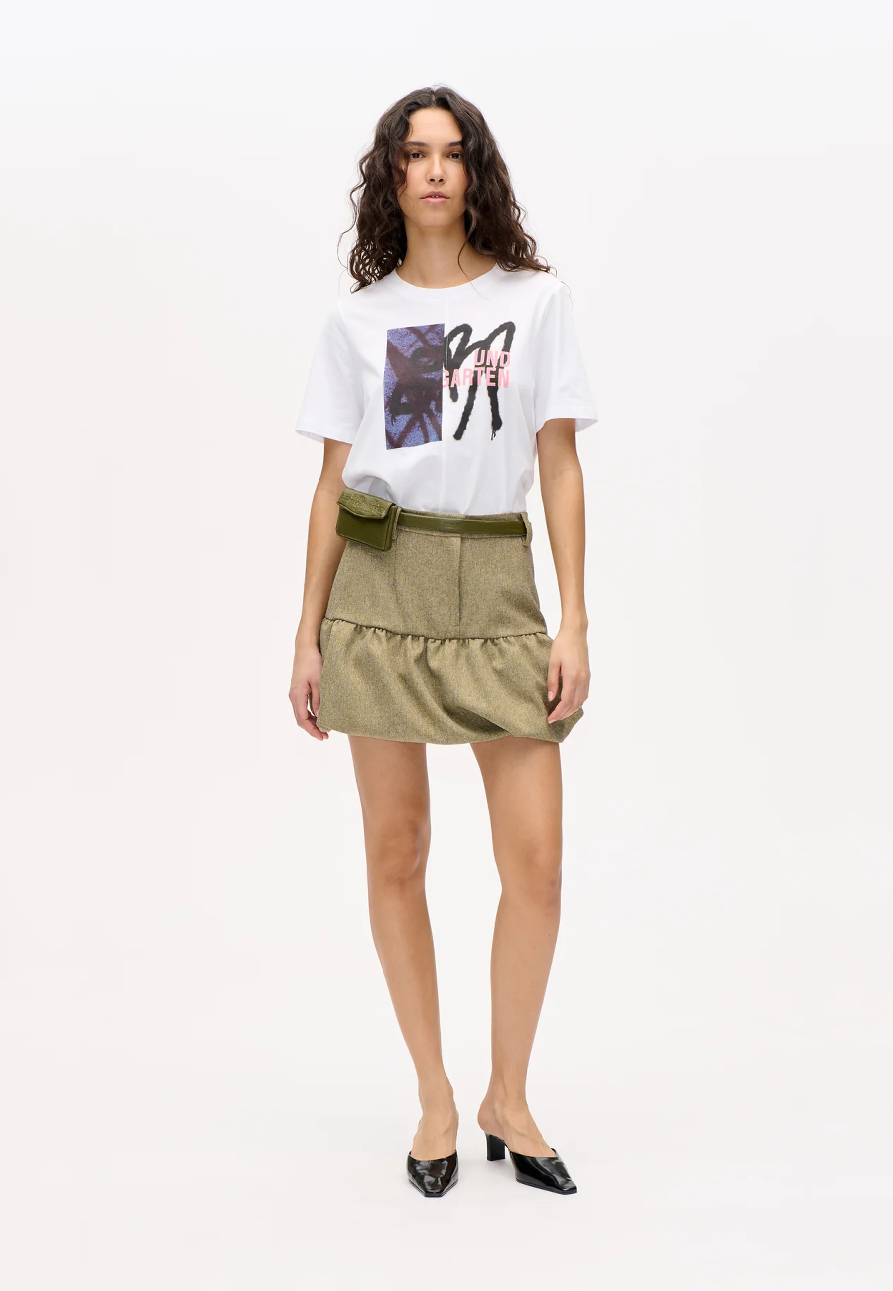 Sikita Minirock | Straw Yellow Twee