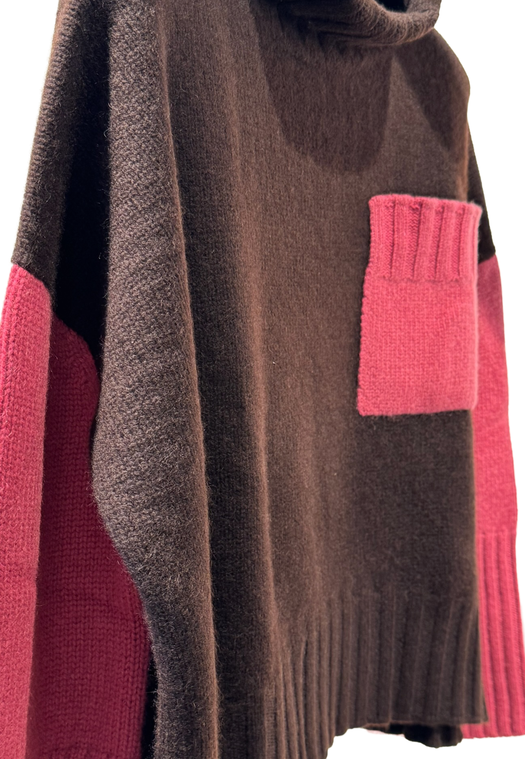 CD4080 Rollkragen Pullover | Brown Rose Antique