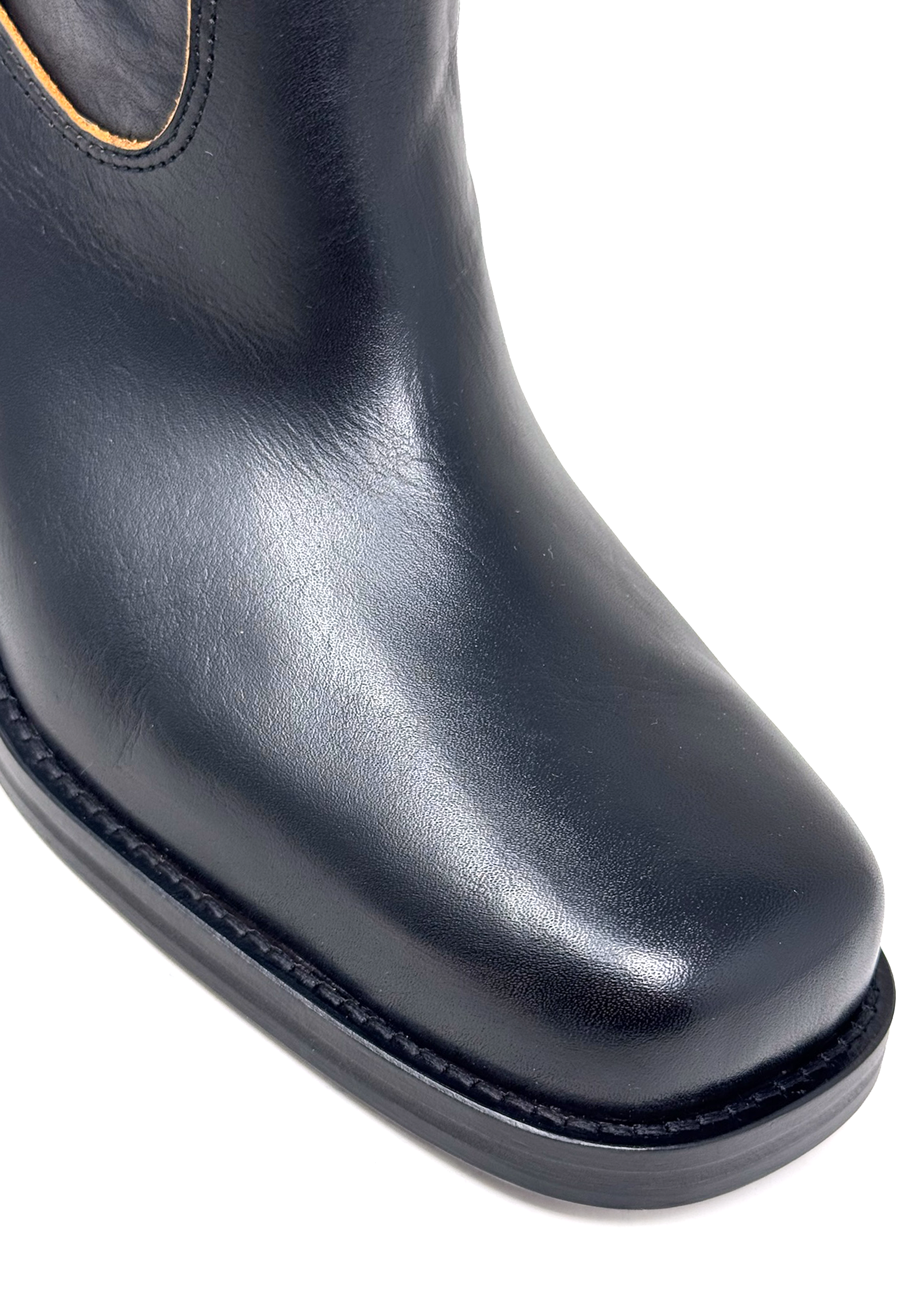 A8915 Heel Langschaft Boot | Black