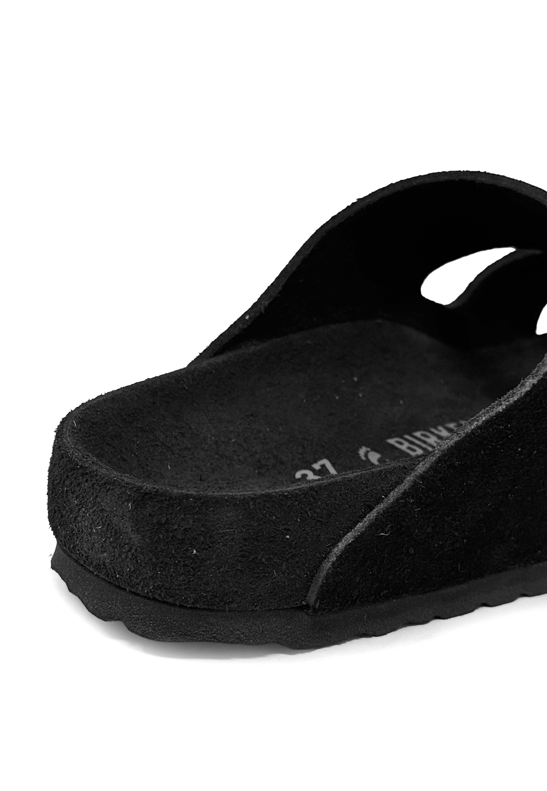 Arizona Pantolette | Black Suede