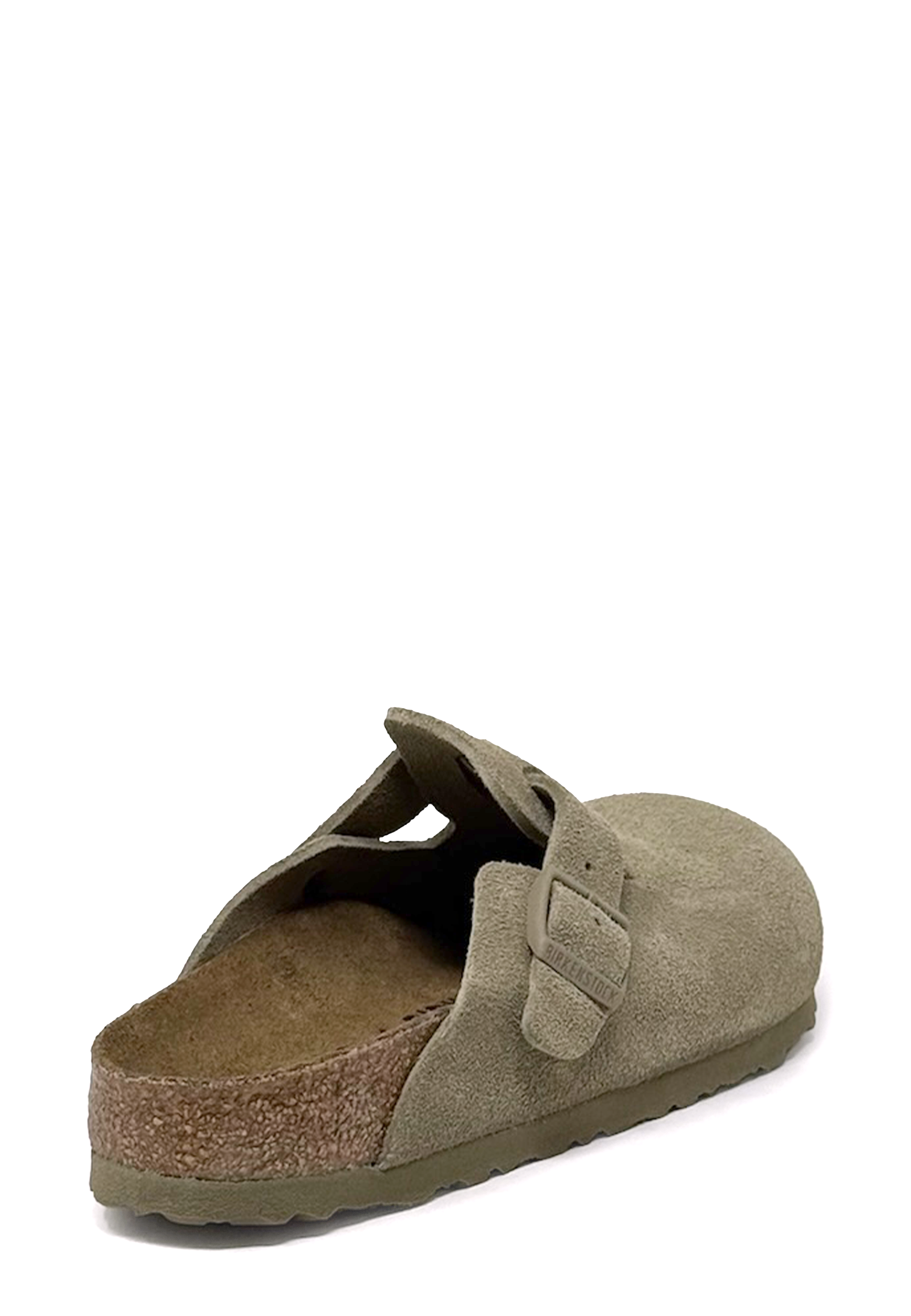 Boston Clog | Faded Khaki Suede