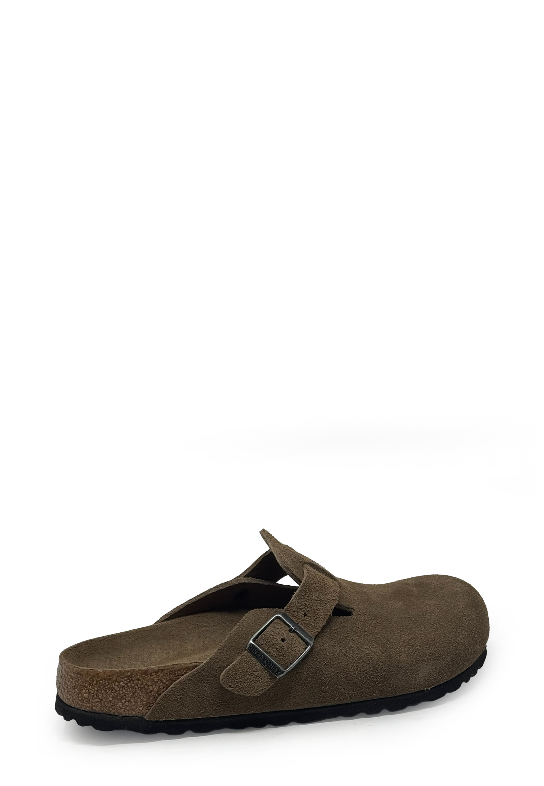 Boston Soft Footbed Clog | Dark Tea Suede