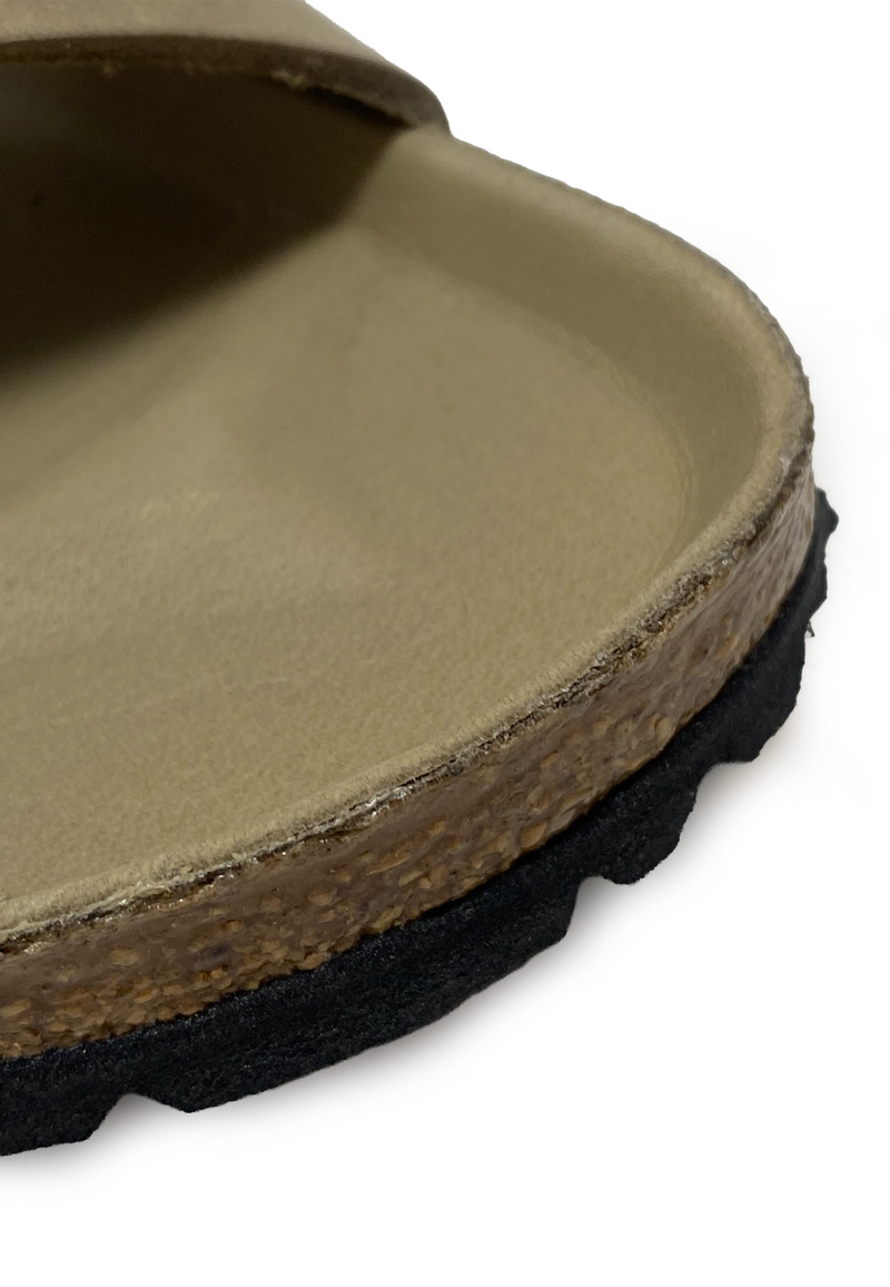 Madrid Big Buckle Pantolette | Tabacco Brown Oiled