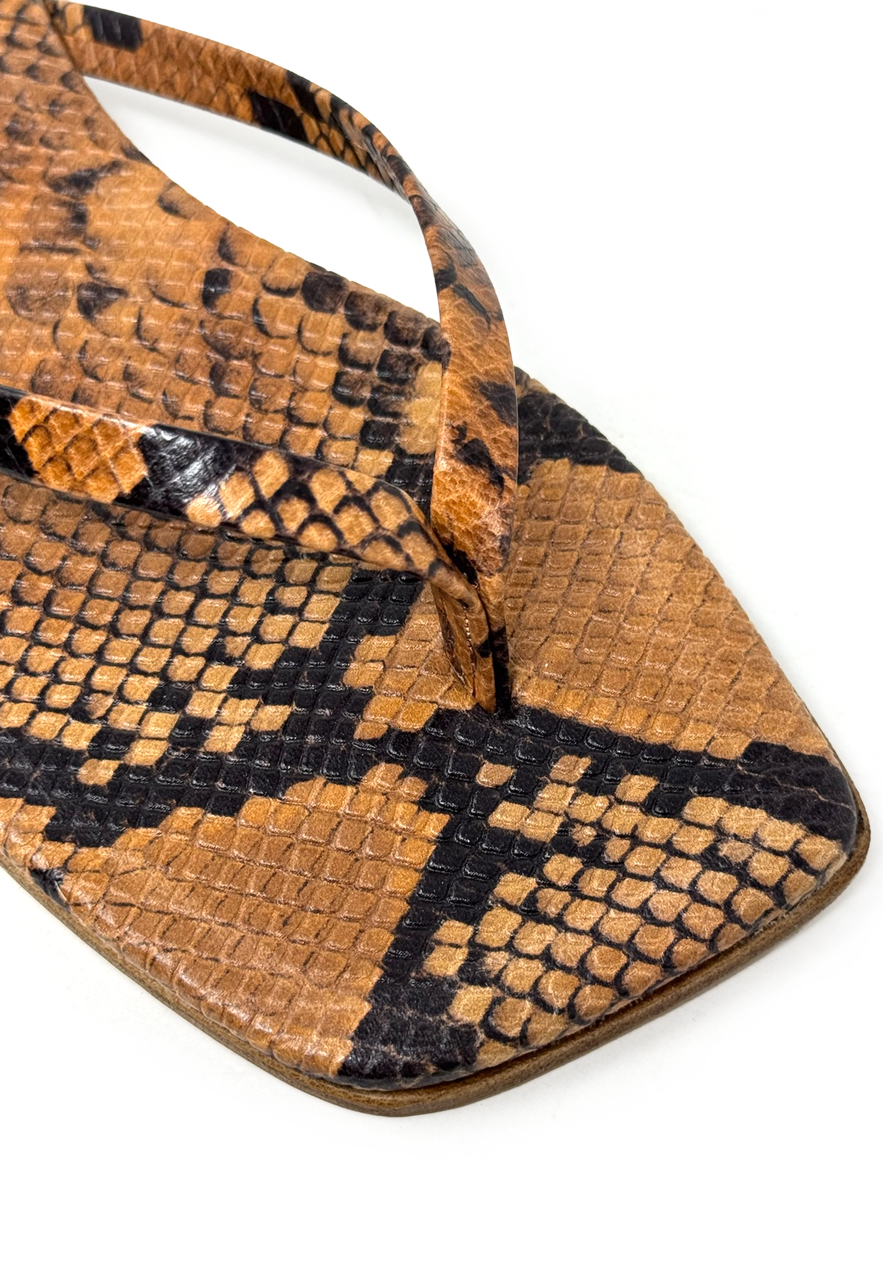 Eden 01 Zehentrenner Pantolette | Cuoio