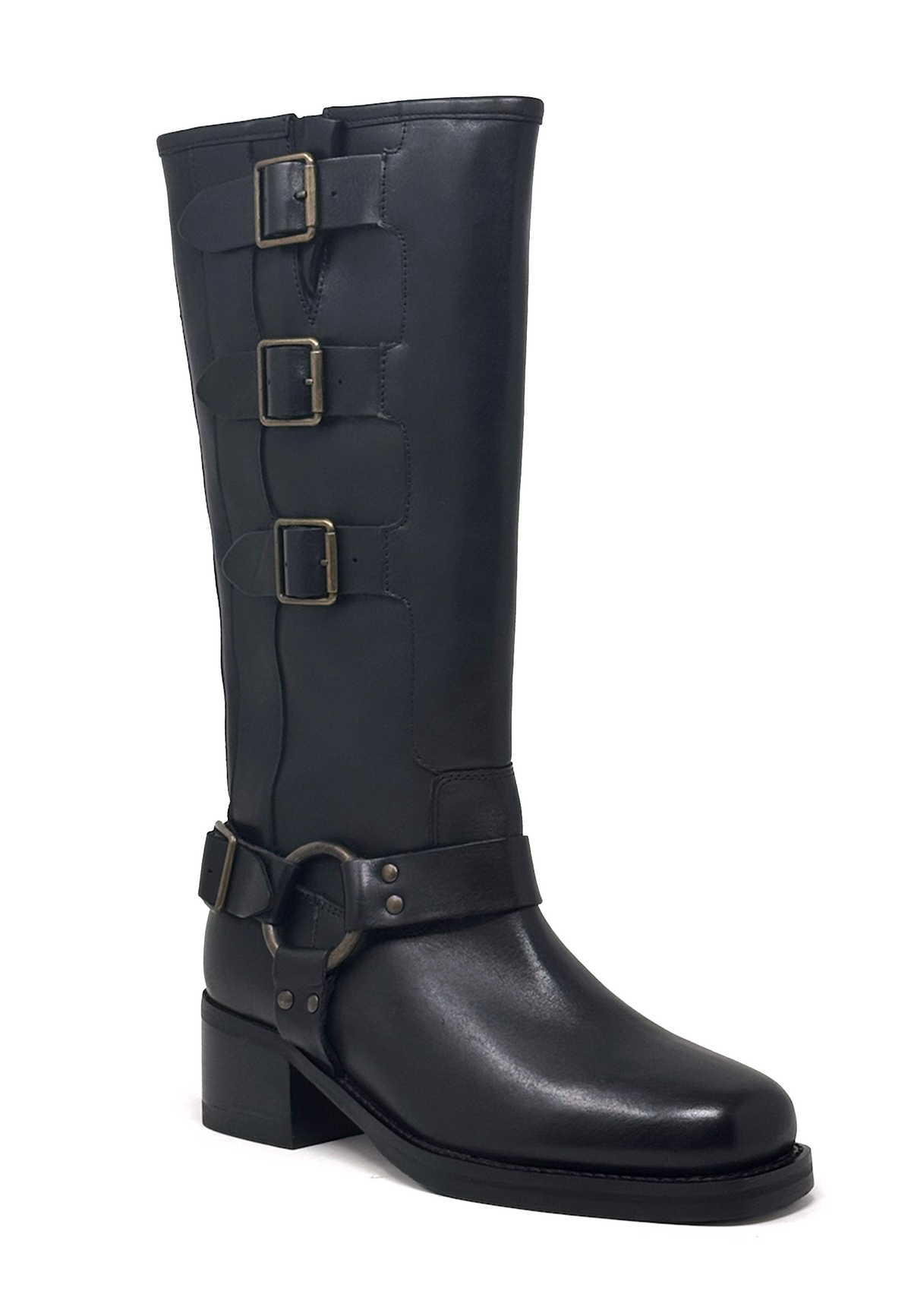 Ky-Ley Langschaft Heel Boot | Black