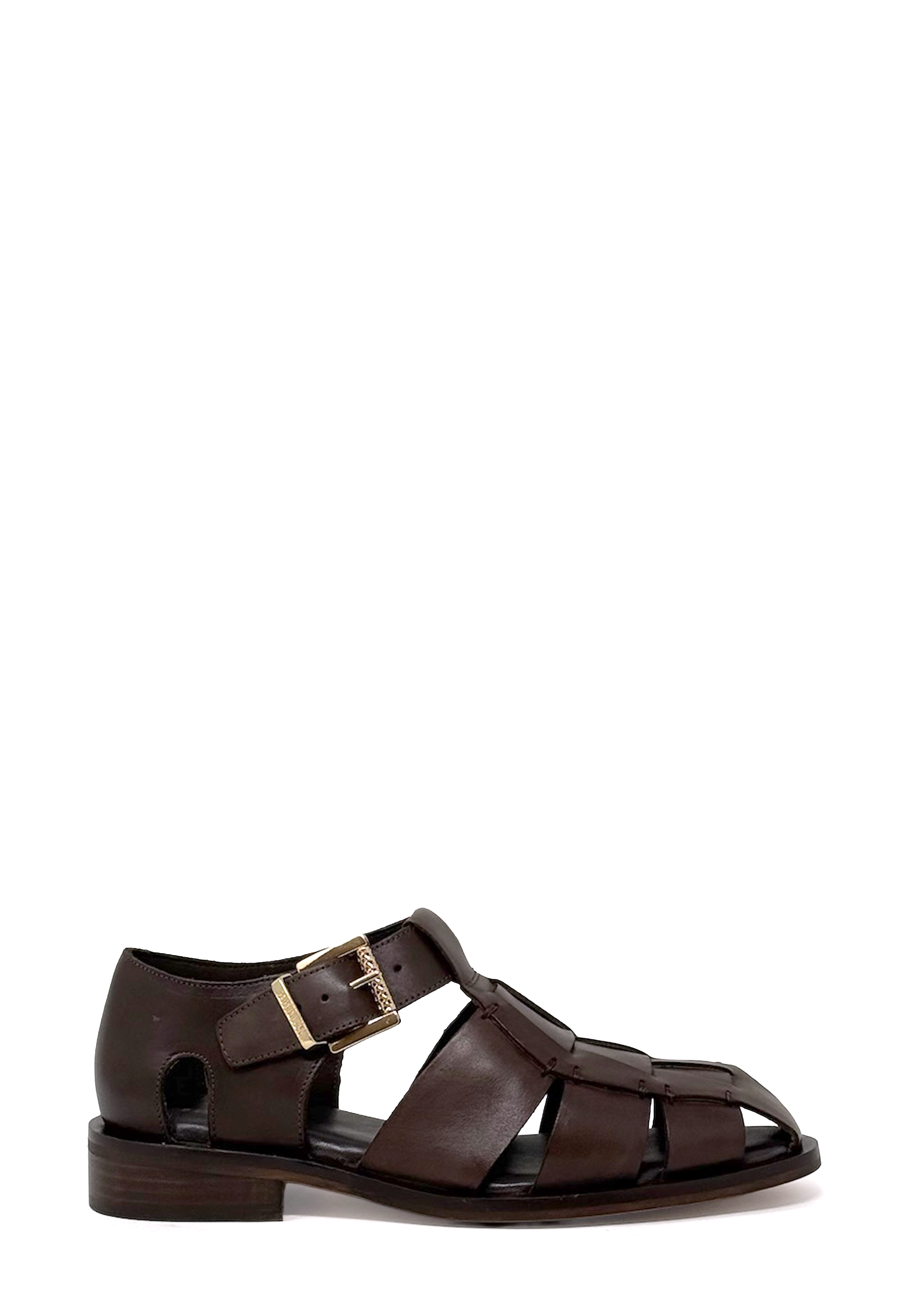 Next-Wagon Fischersandale | Dark Brown