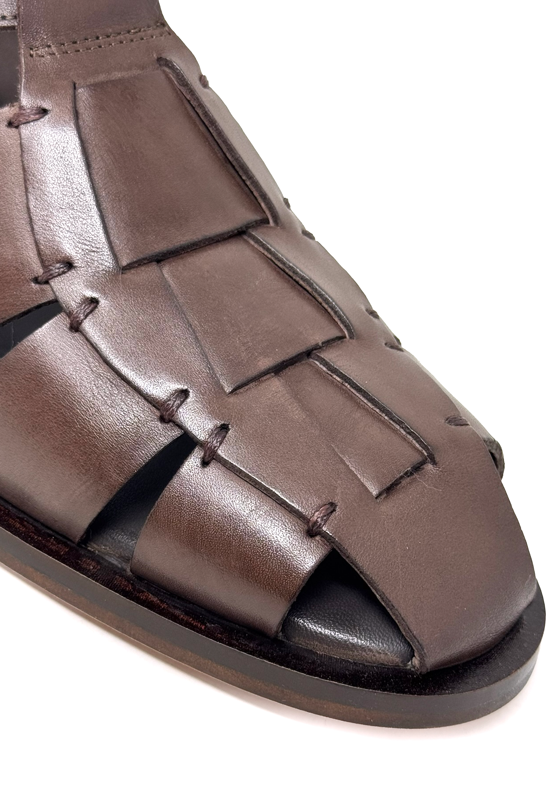 Next-Wagon Fischersandale | Dark Brown