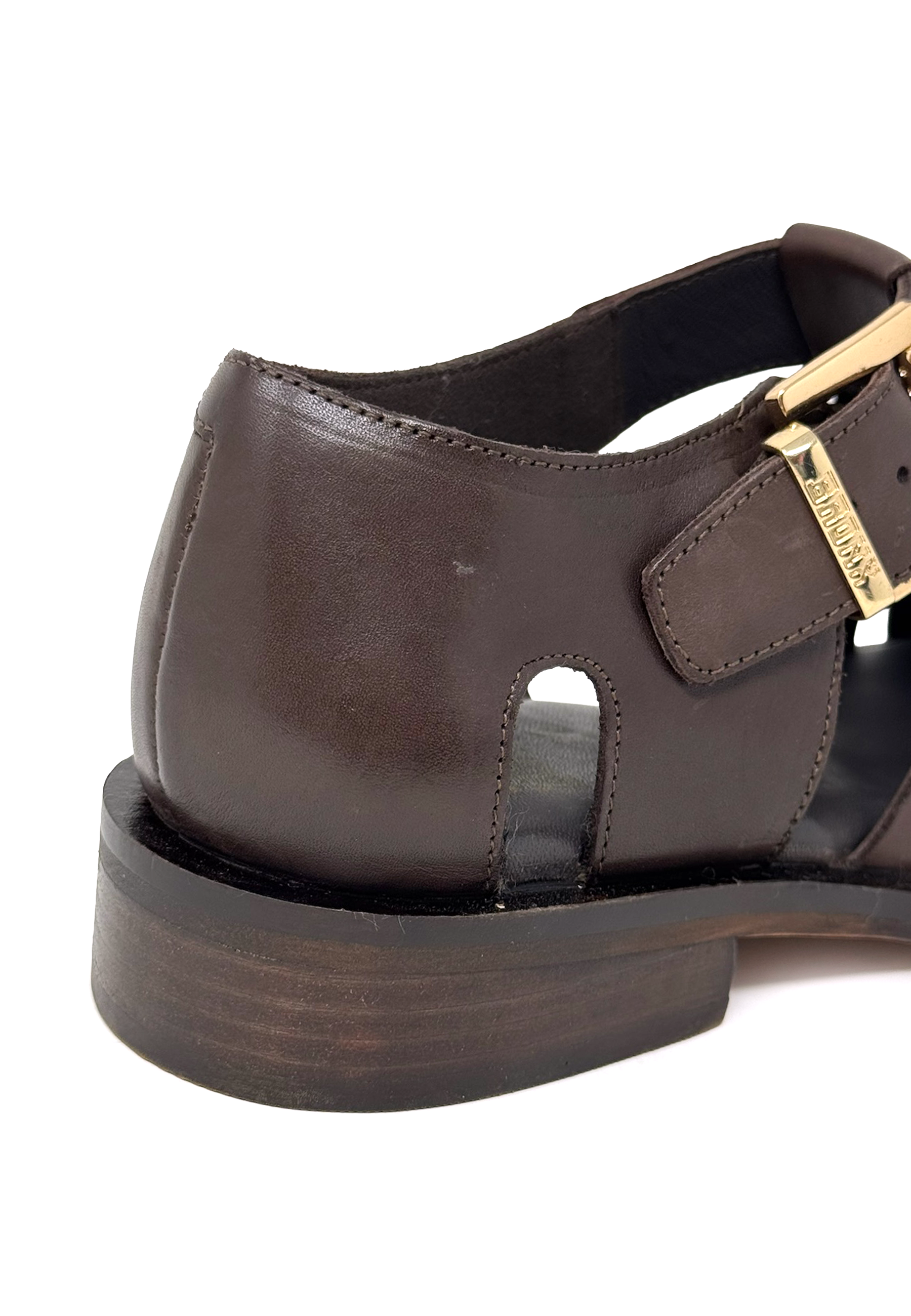 Next-Wagon Fischersandale | Dark Brown